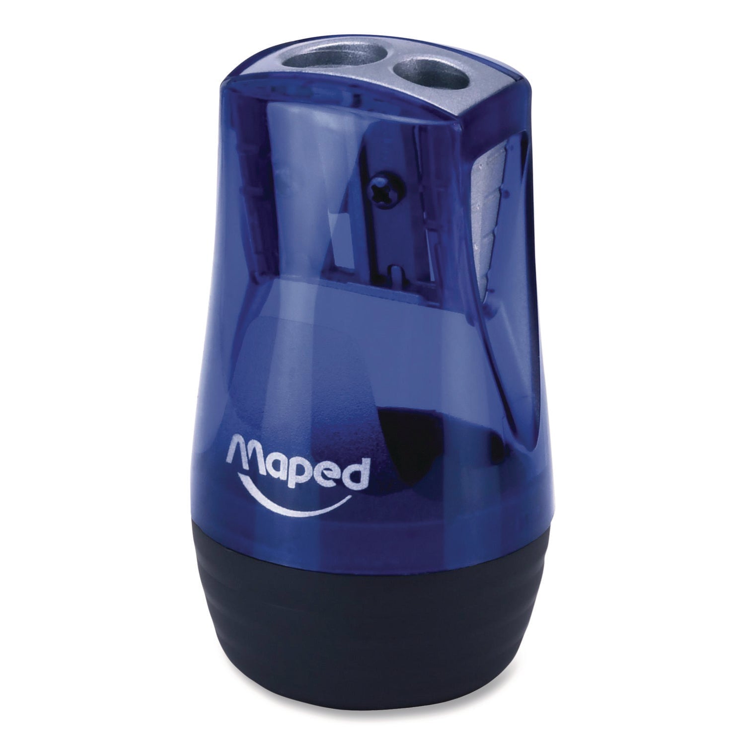 Maped Helix Tonic 2-Hole Canister Pencil Sharpener, 3.74 x 1.6 x 4.92, Randomly Assorted Colors - Bloom Skins