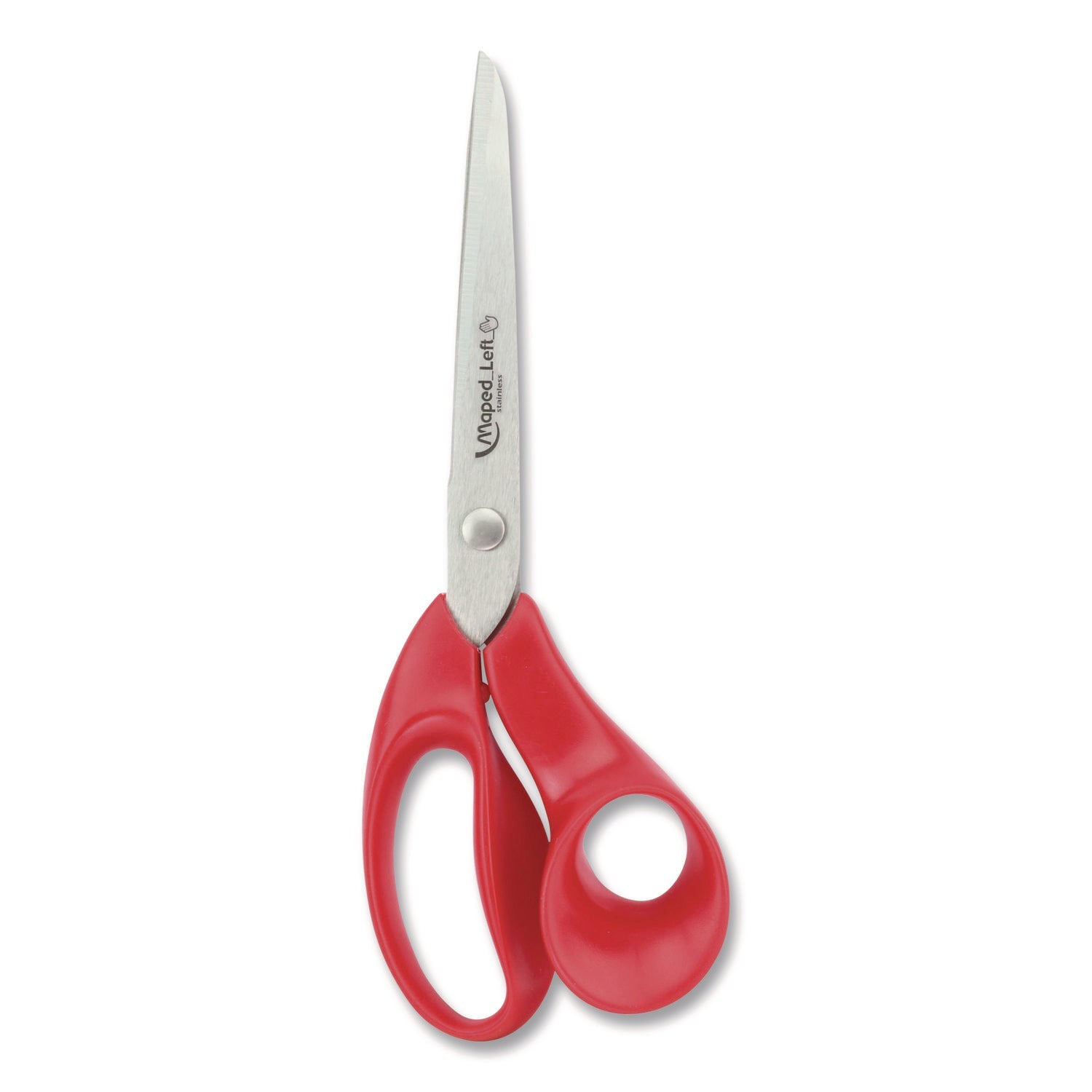 Maped Helix Expert Left-Handed Multipurpose Scissors, 8.25" Long, 5" Cut Length, Straight Red Handle - Bloom Skins