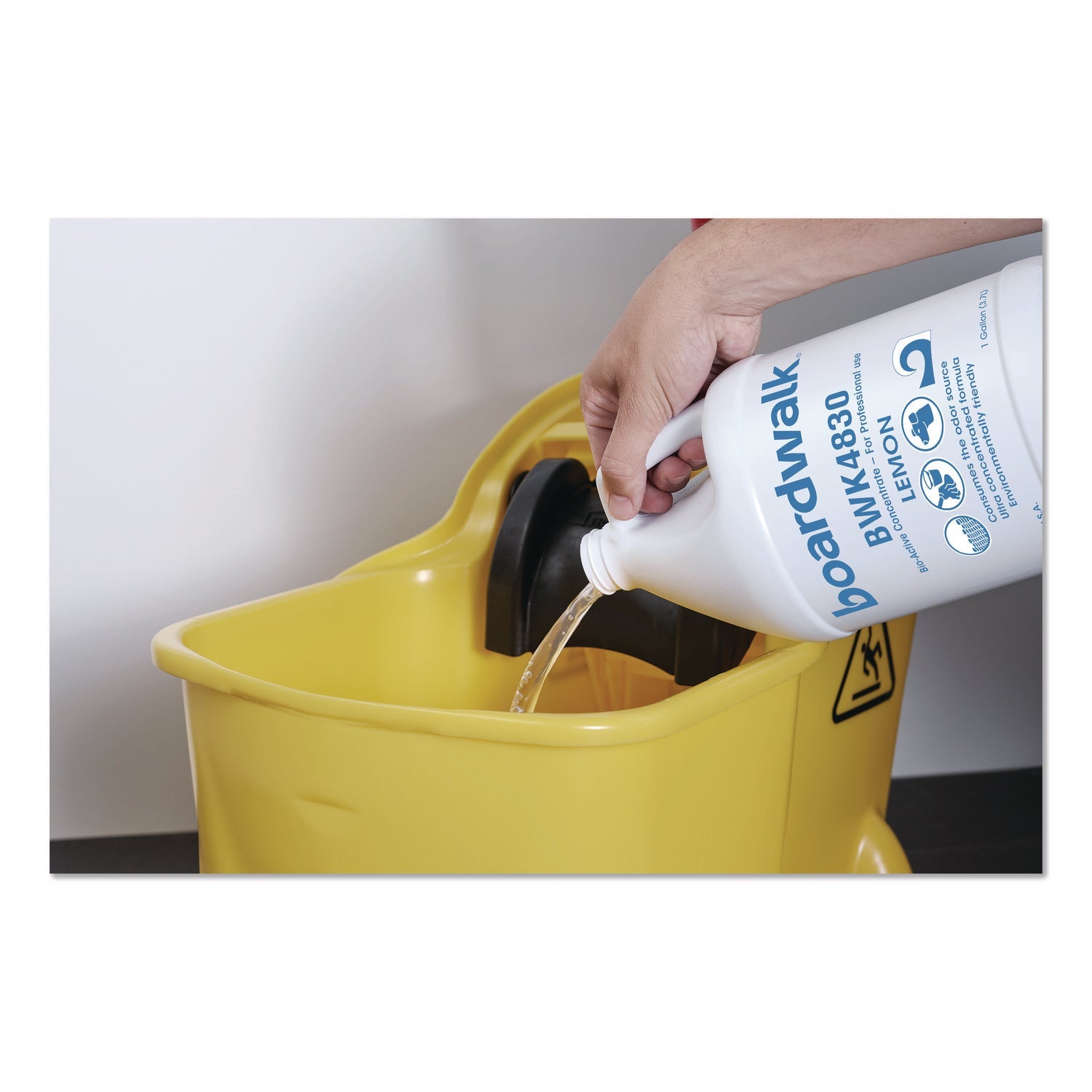 Boardwalk® Bio Conqueror 105, Lemon Scent, 1 gal Jug, 4/Carton