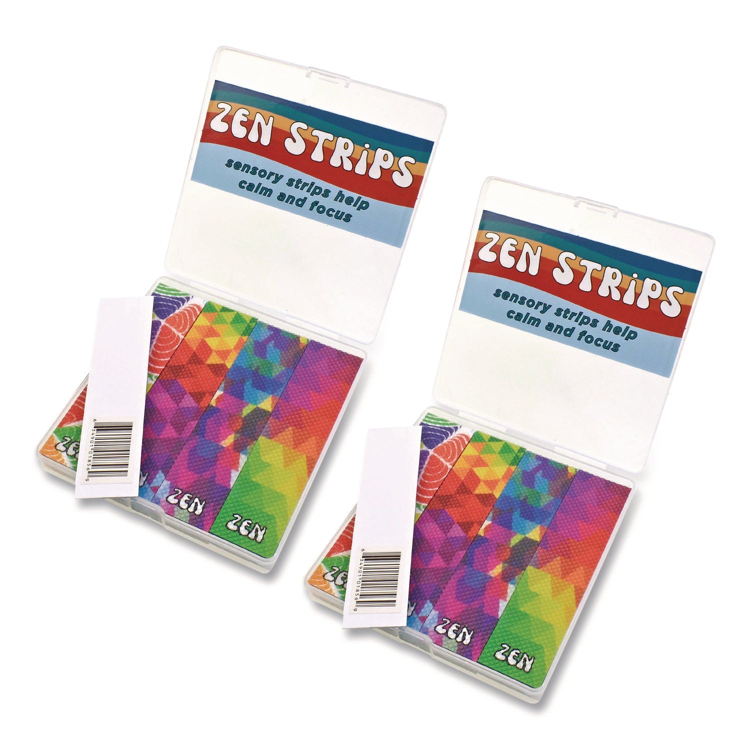 TPG Creations™ Zen Strips, Bumpy Brights Rainbow, Assorted Colors, 80/Carton - Bloom Skins