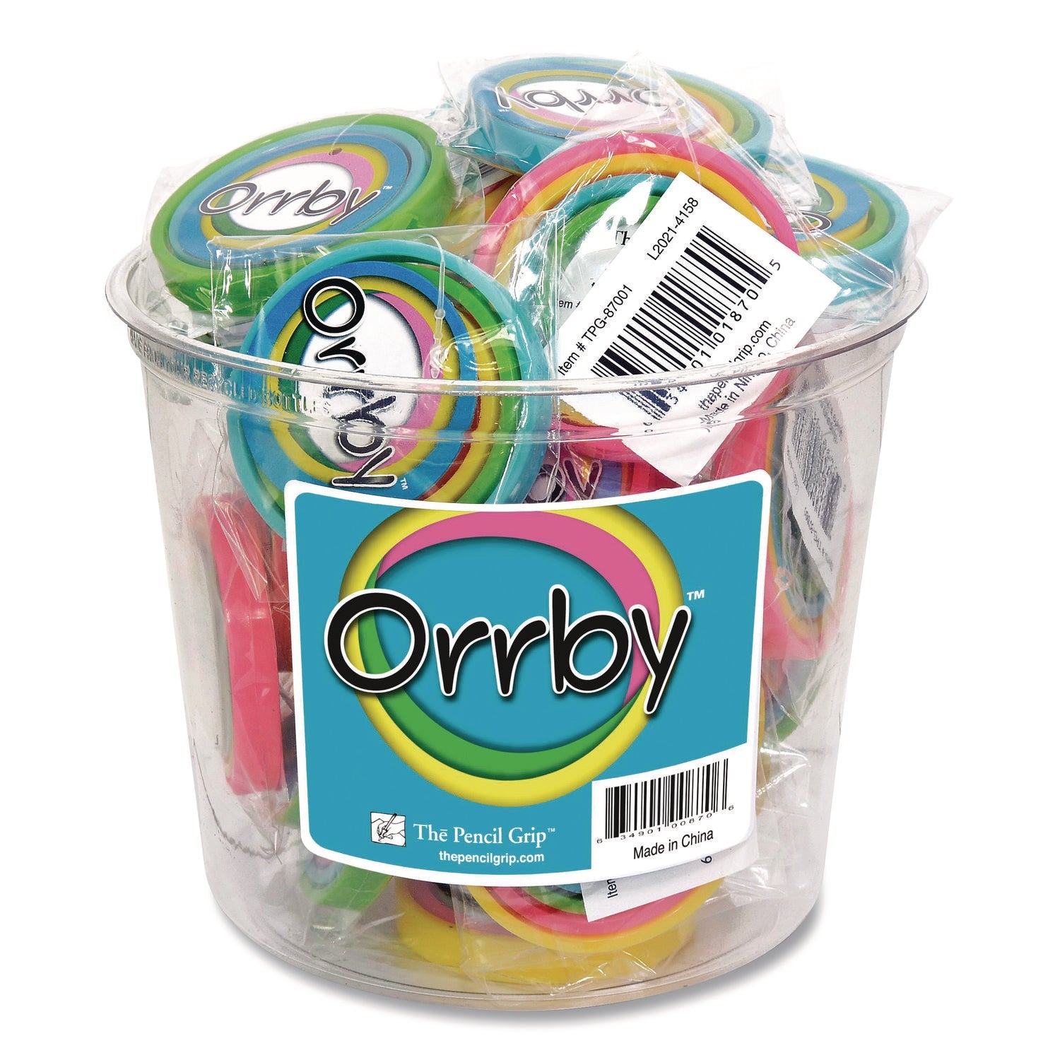 TPG Creations™ Orby Fidget Toy, Small, Assorted Colors, 24/Carton - Bloom Skins