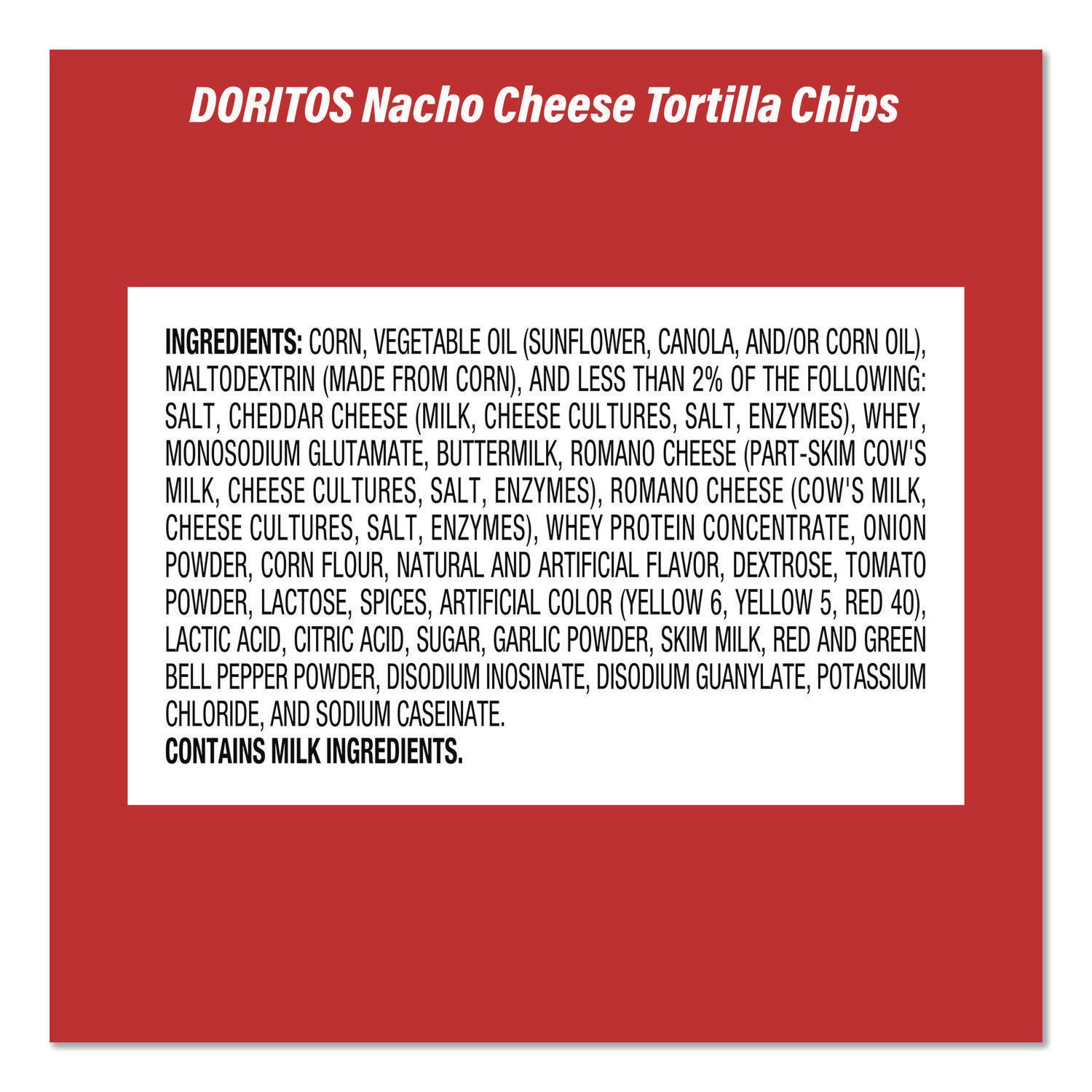 Snack Box Pros Doritos Nacho Cheese Tortilla Chips and Welch's Mixed Fruit Snacks, (50) 1oz Bag Chips, (66) 0.8 oz Pouch Fruit Snacks/Bundle