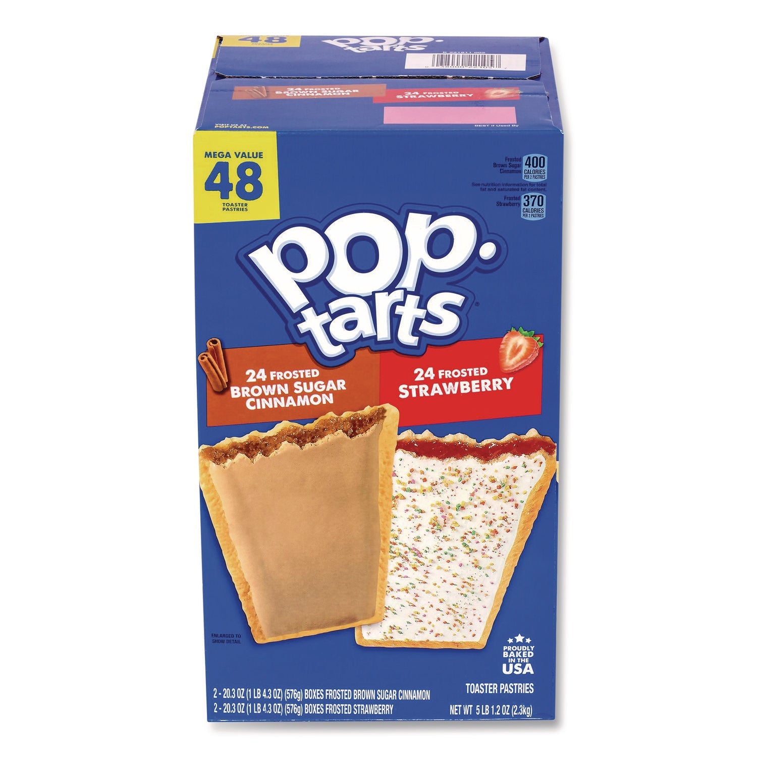 Kellogg's® Celcius Vibe and Pop Tarts Variety Combo Pack,(18) 12oz Cans,(24) Frosted Strawberry/(24) Frosted Brown Sugar Cinnamon/Bundle