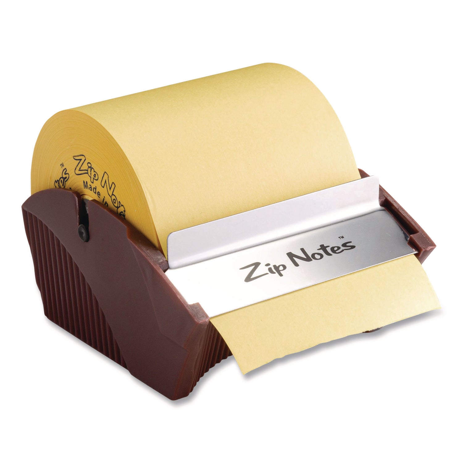Zip Notes™ Manual Sticky Notes Dispenser, For 3 x 3 Pads, Burgundy, Includes 150 ft Roll of Sticky Notes - Bloom Skins