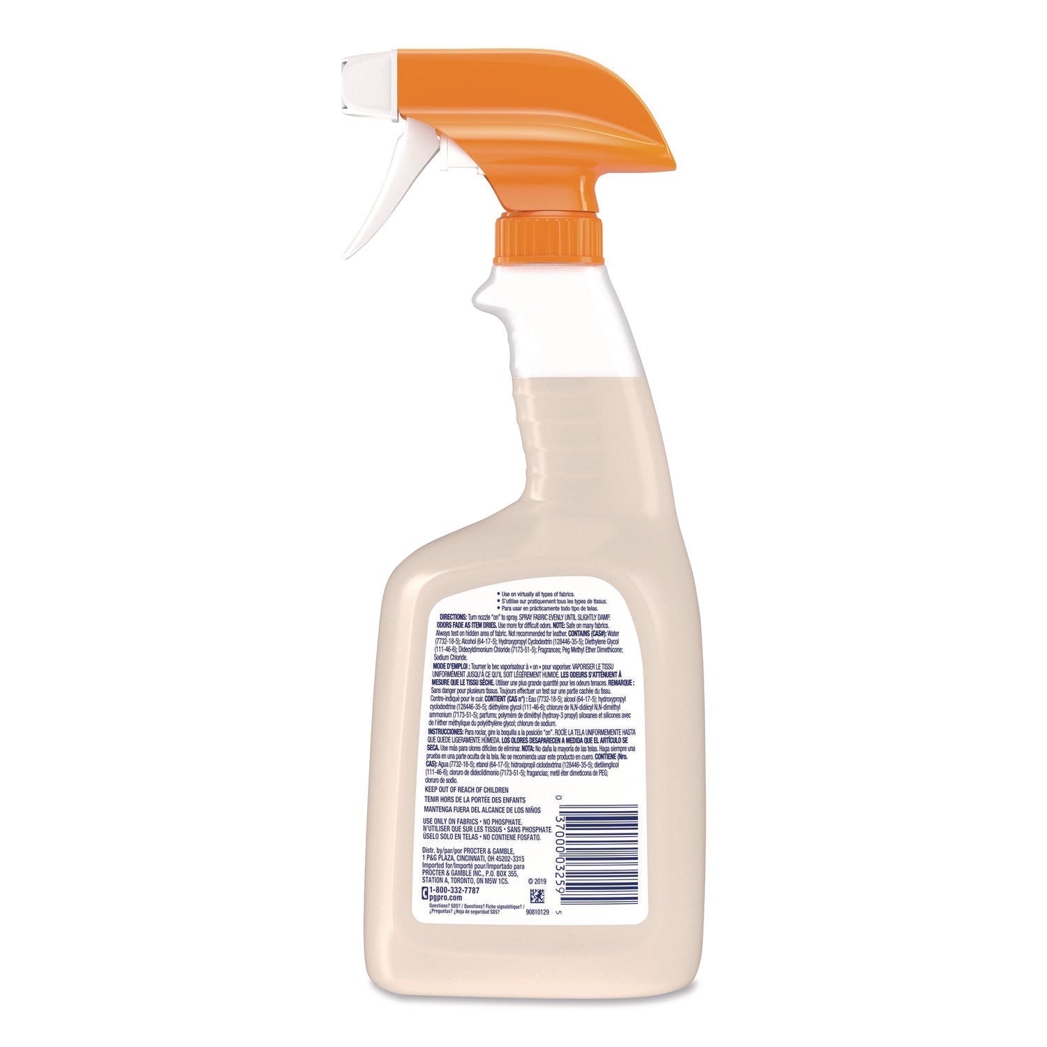Febreze® Fabric Refresher Spray, Fresh Clean Scent, (8) 32 oz Bottles and (2) Trigger Sprayers/Carton
