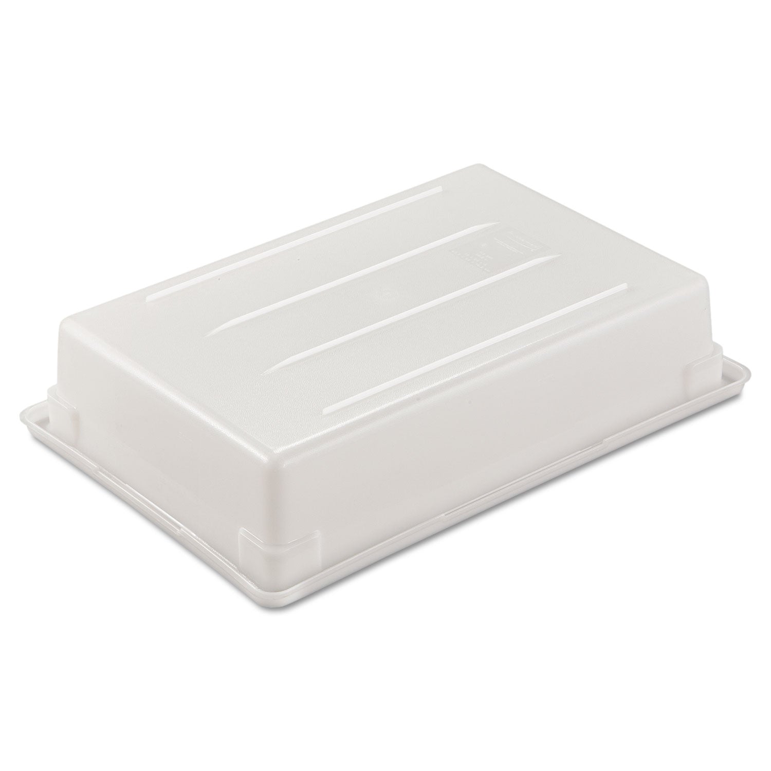 Rubbermaid® Commercial Food/Tote Boxes, 8.5 gal, 26 x 18 x 6, White, Plastic