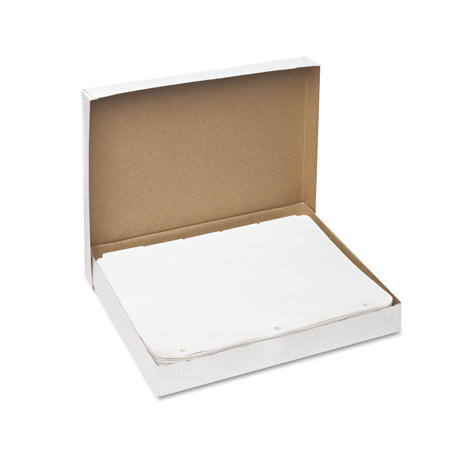 Avery® Write and Erase Plain-Tab Paper Dividers, 5-Tab, 11 x 8.5, White, 36 Sets