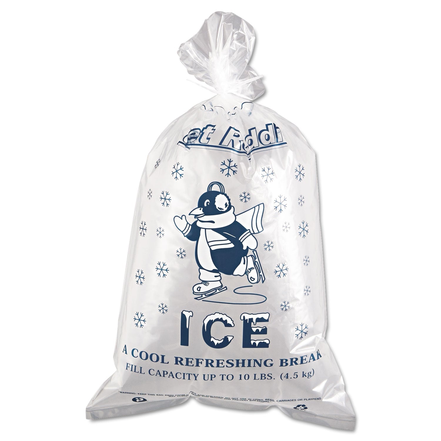 Ice Bags with Twist-Ties | 10lb, 1000/Carton