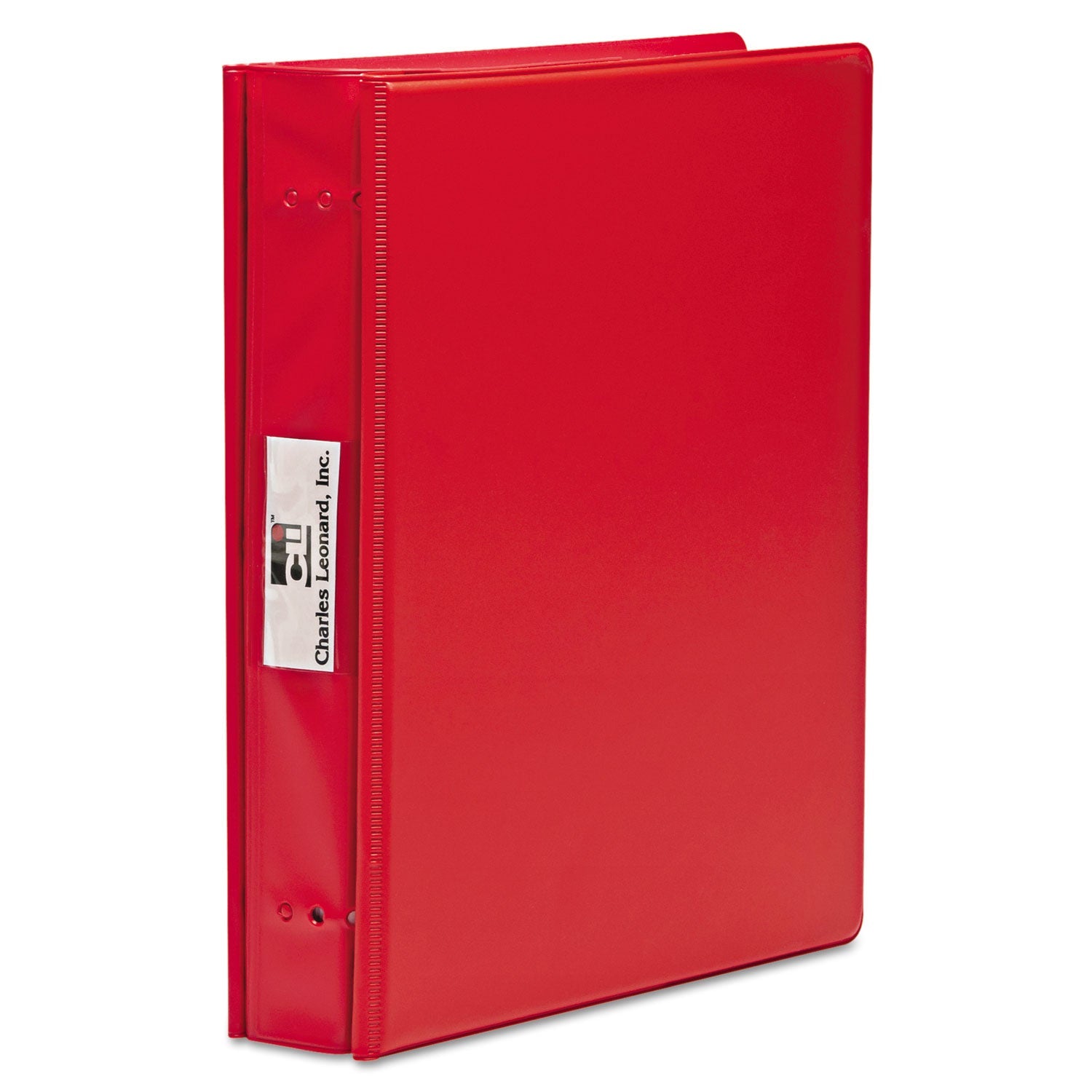 Charles Leonard® Varicap Expandable Binder, 2 Posts, 6" Capacity, 11 X 8.5, Red