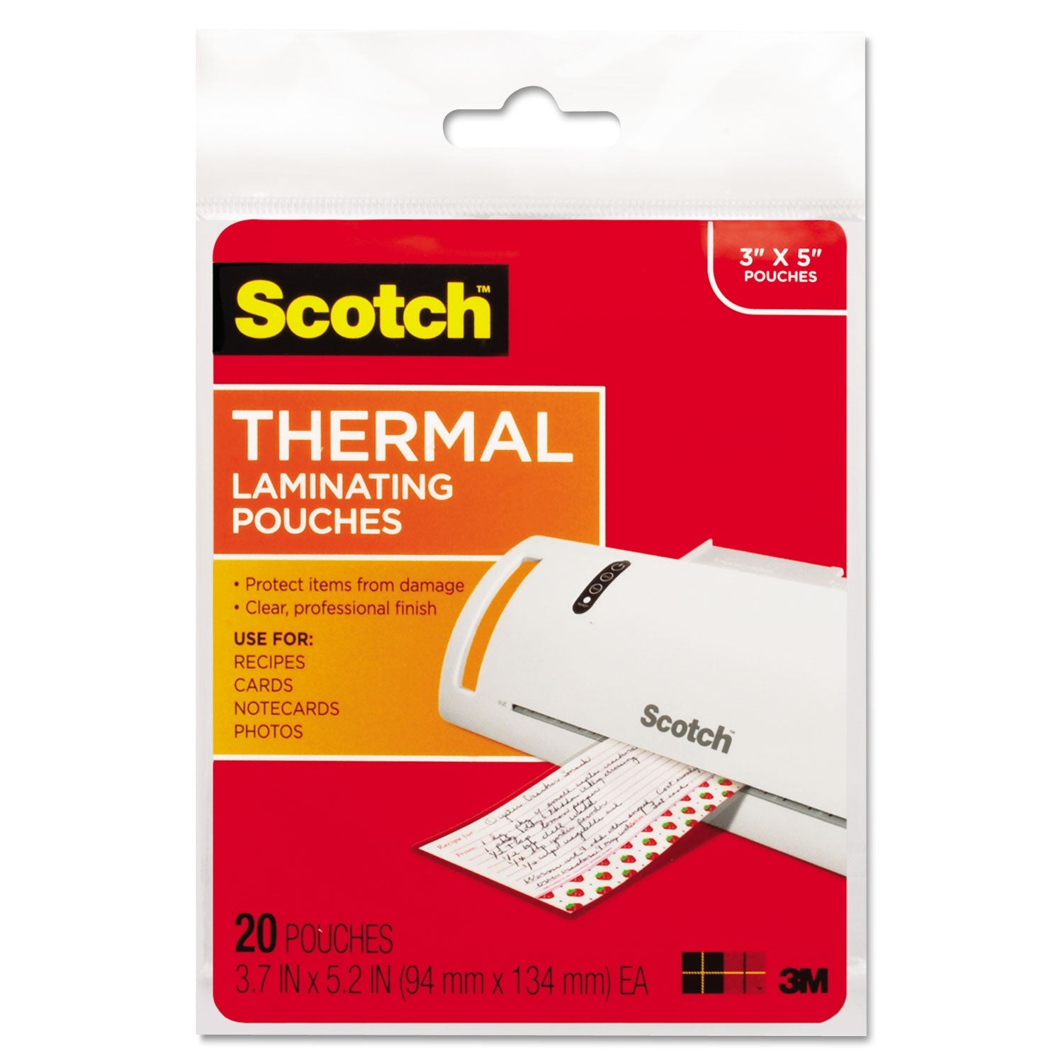 Scotch™ Laminating Pouches for Document Safety