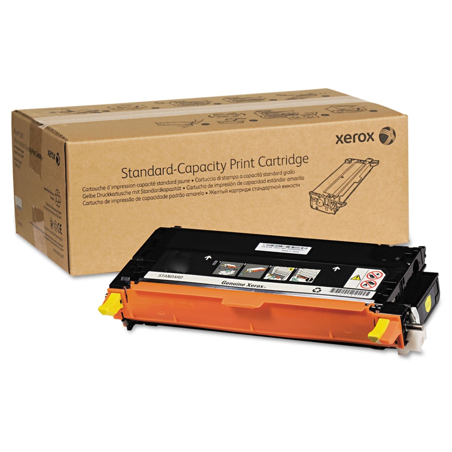Xerox 106R01390 Toner | Yellow, 2,200 Pages