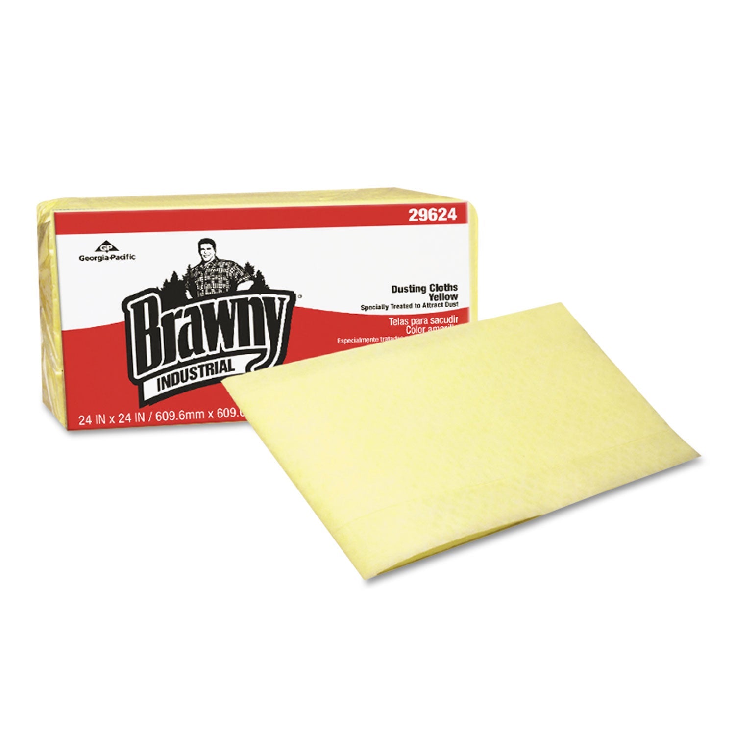 Brawny Dusting Cloths | 24x24 | 4-Pack