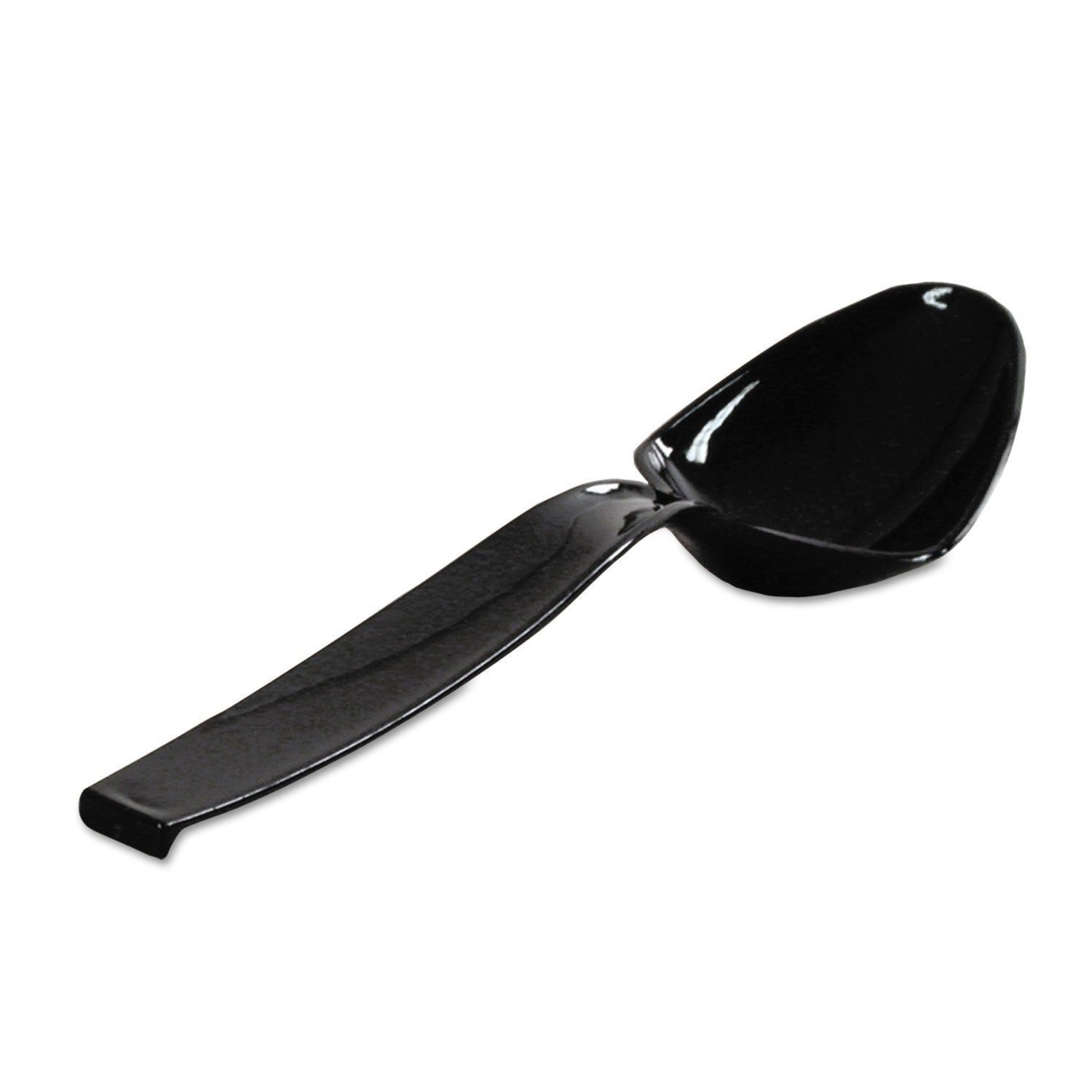 Plastic Serving Spoons | 9", Black, 144/Carton