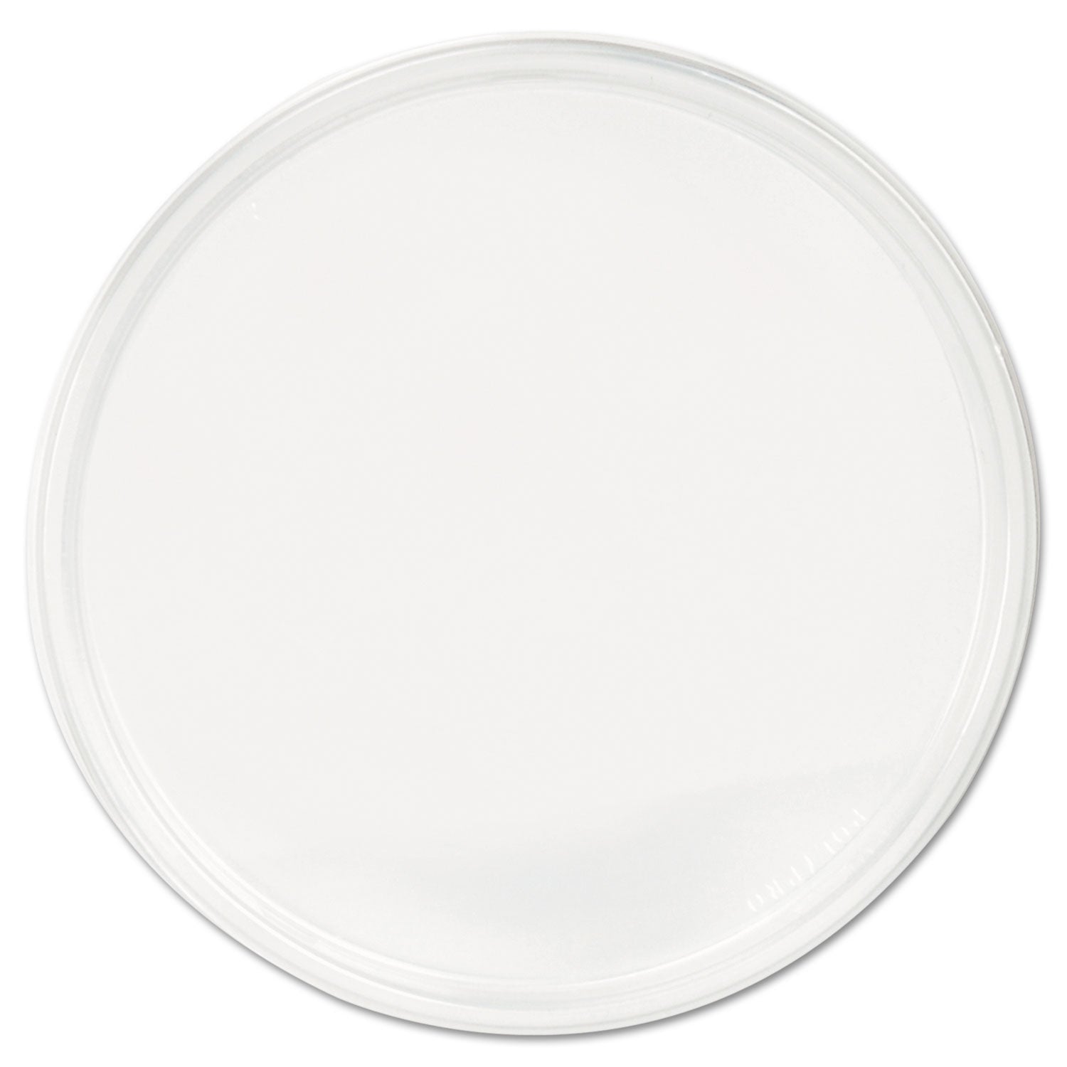 Fabri-Kal® PolyPro Microwavable Deli Container Lids, Clear, Plastic, 500/Carton
