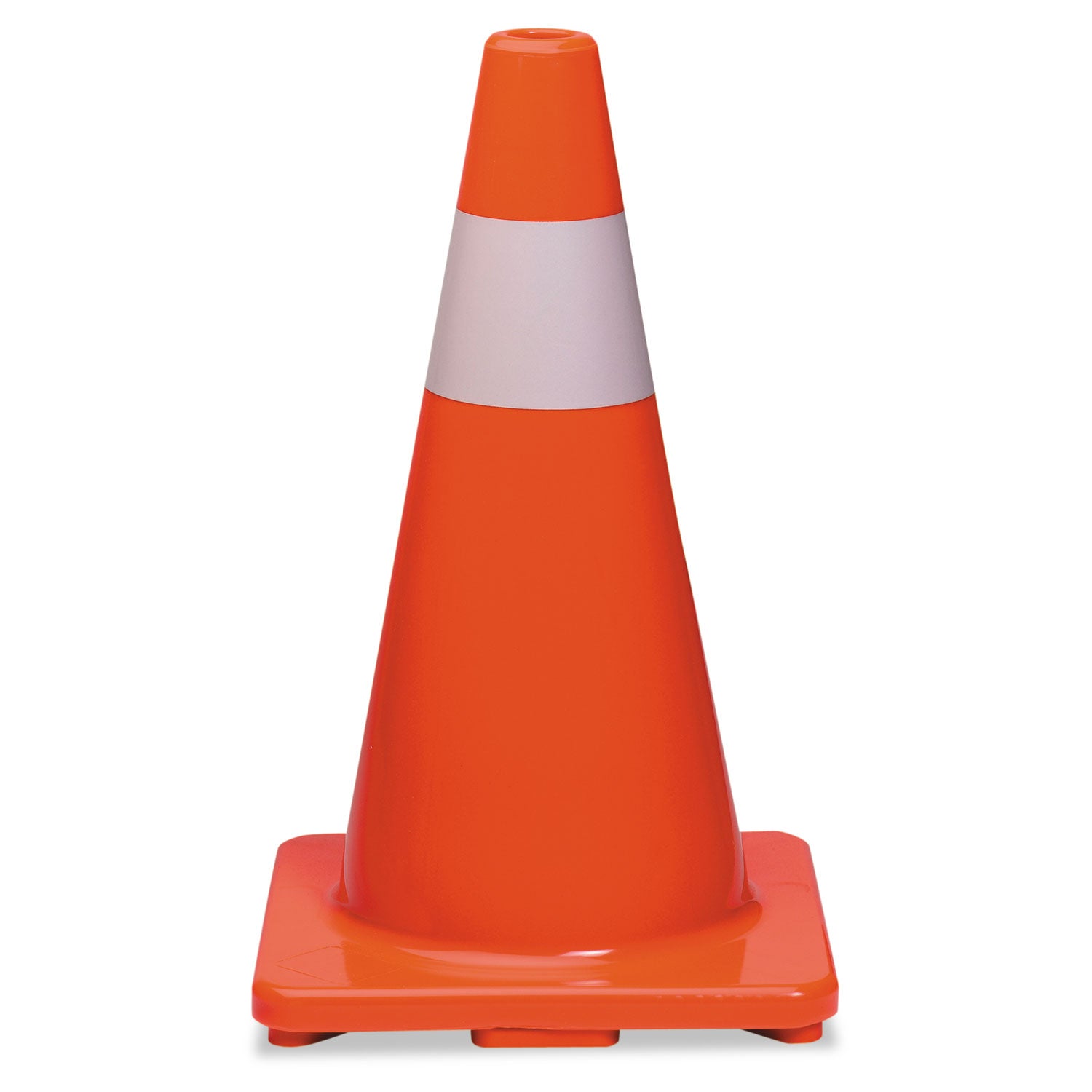 Traffic Cone | 18" Orange/Silver, Tatco