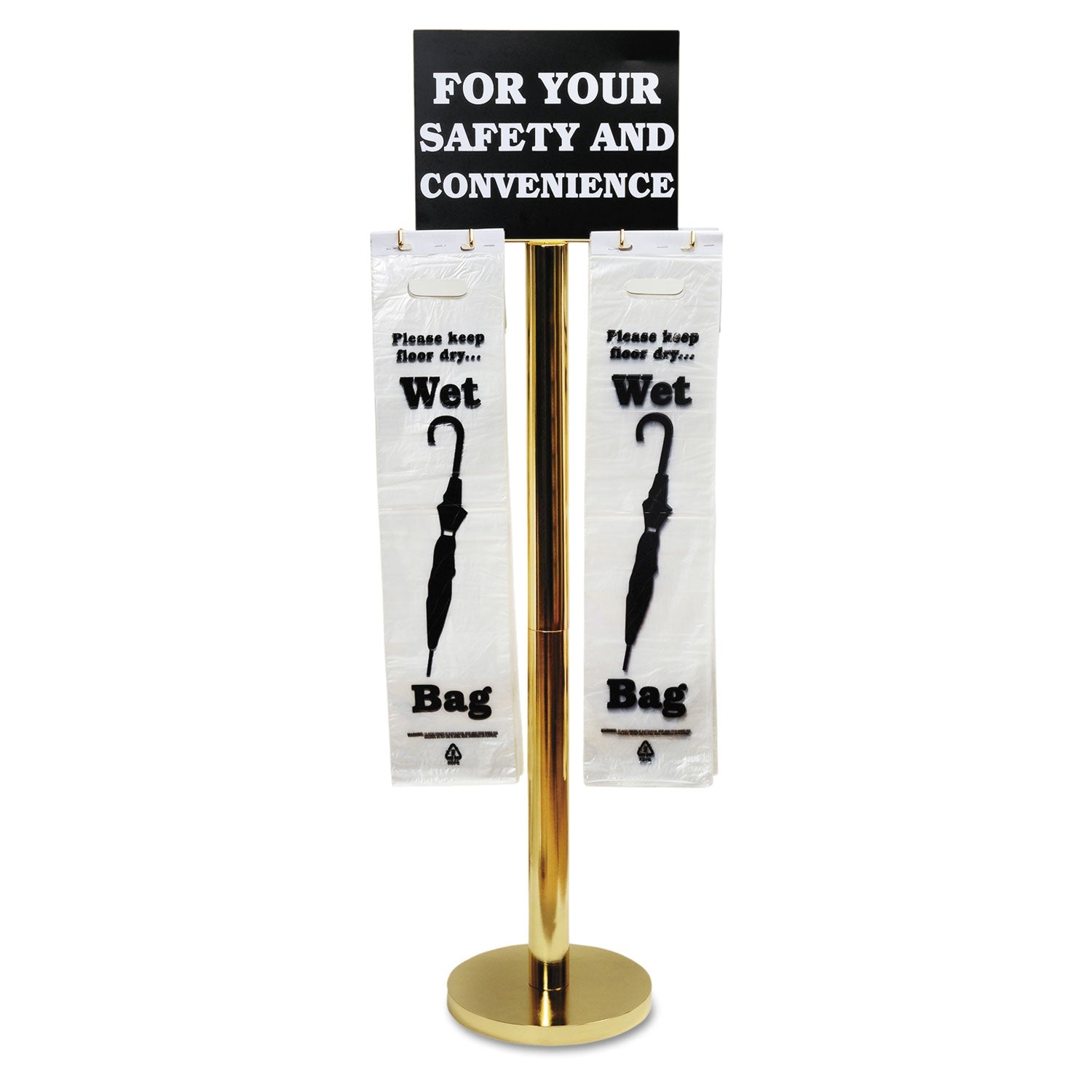 Wet Umbrella Bag Stand | Brass/Black/White