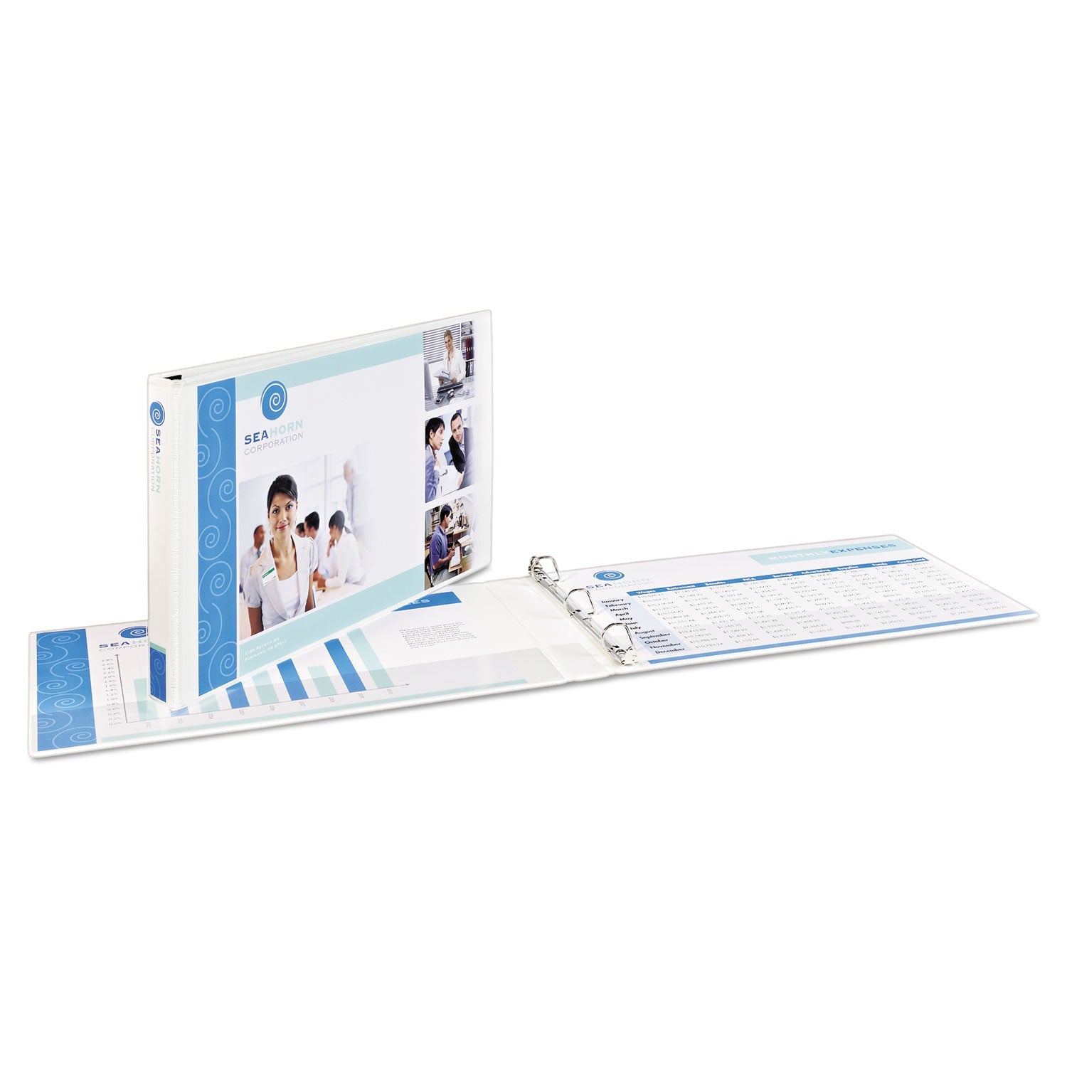 Avery® Heavy-Duty View Binders, 3 Rings, 2" Capacity, 11 X 17, White