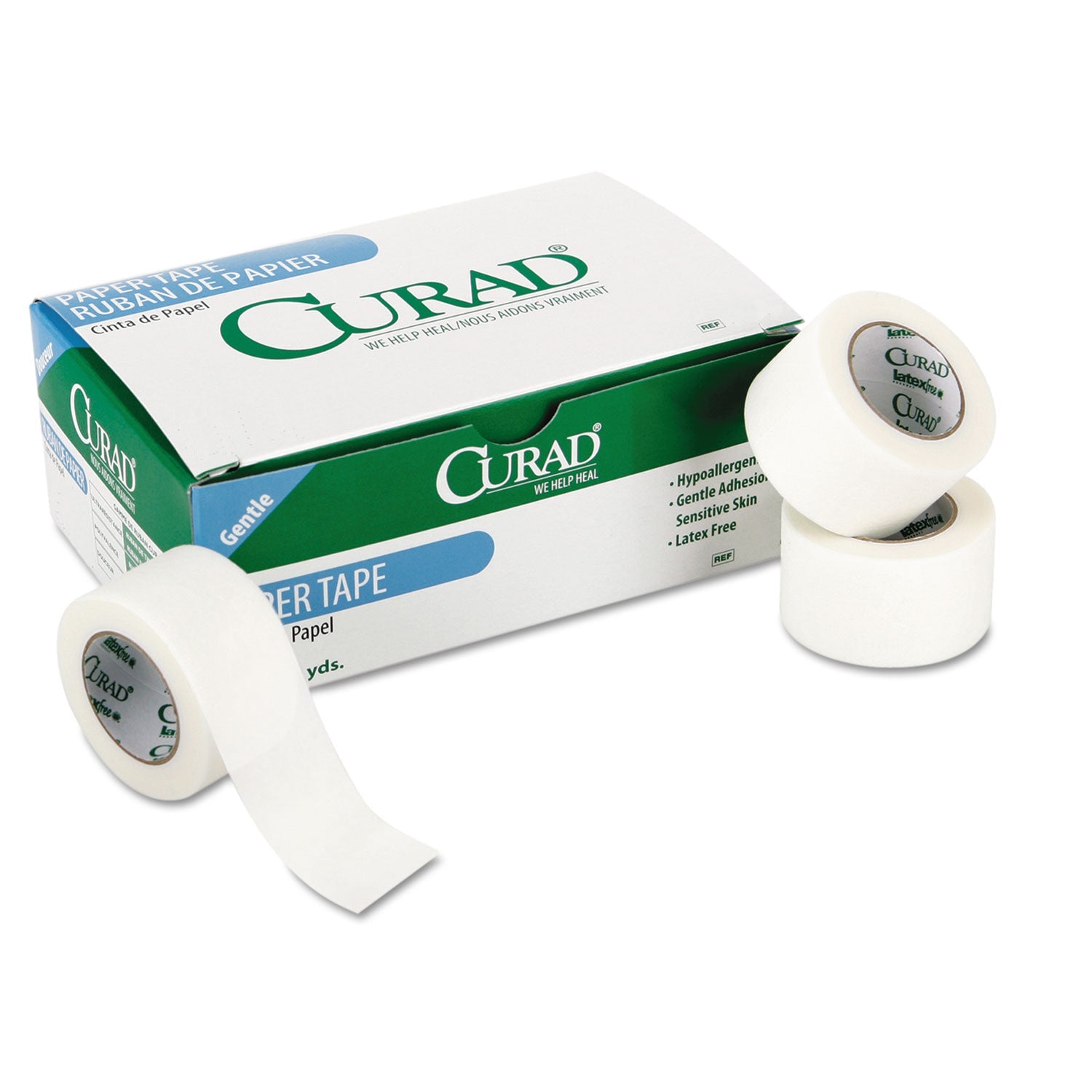 Curad Paper Adhesive Tape | 2" x 10 yds 6/Pack