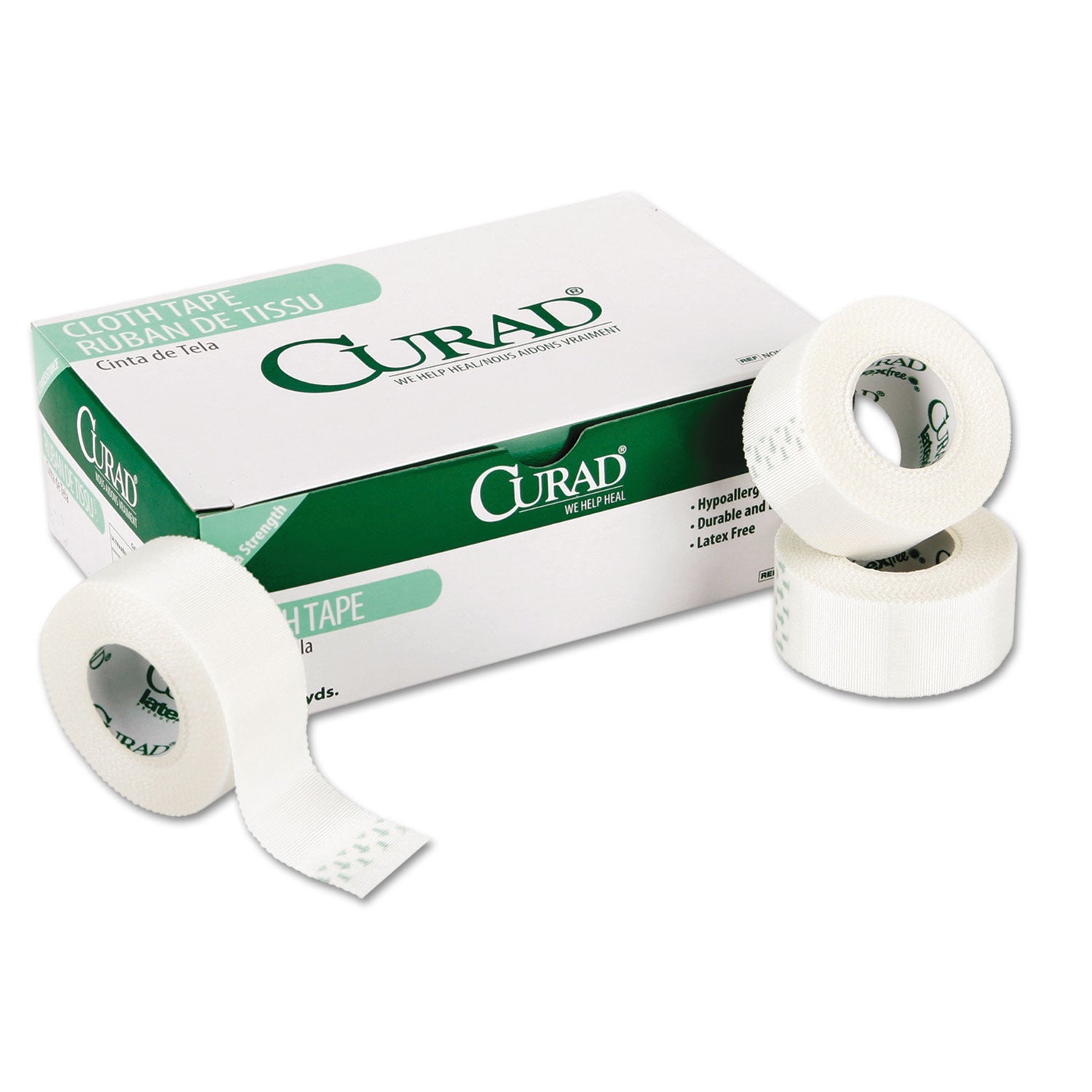 Curad First Aid Cloth Silk Tape | 1"x10 yds