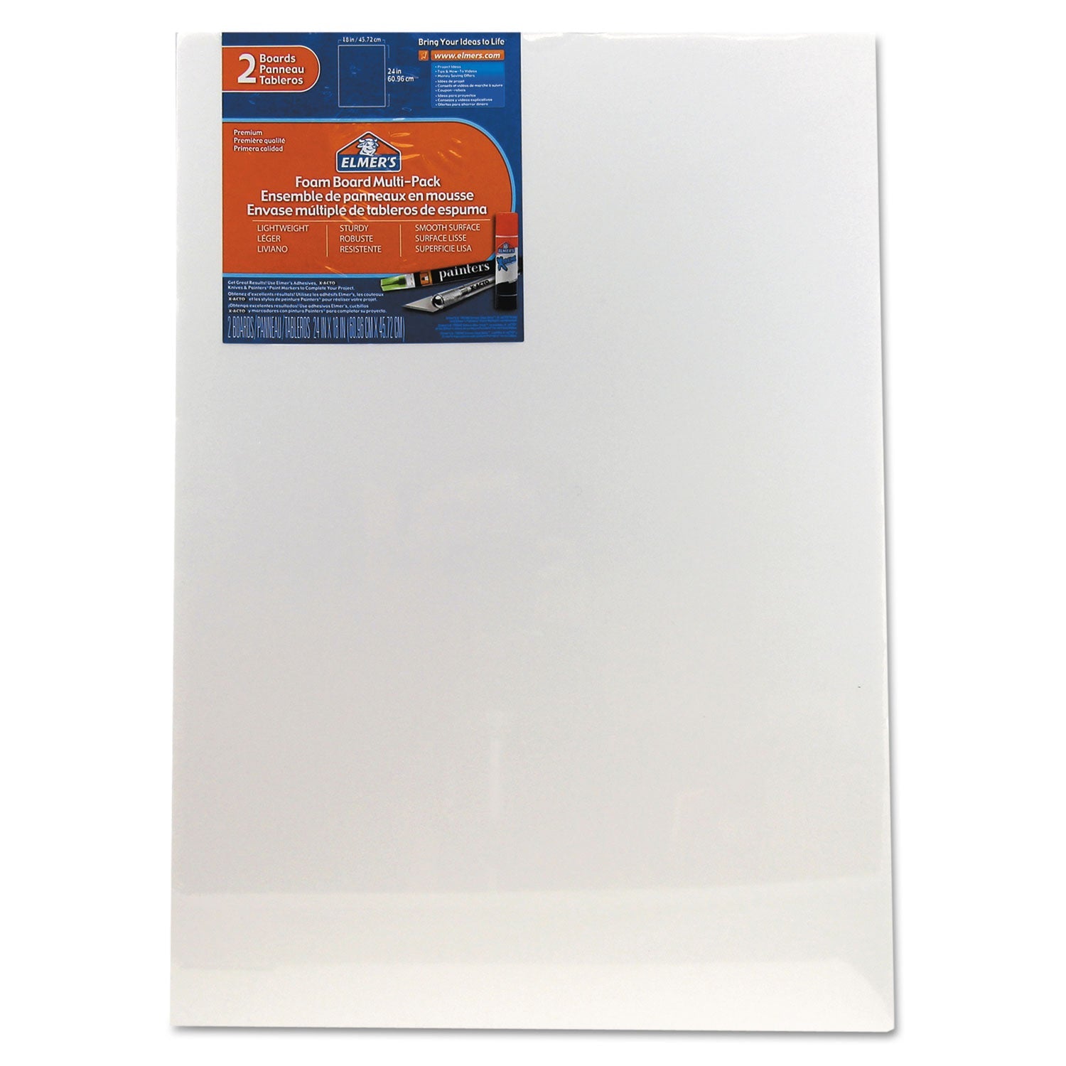 Fome-Cor® Pro White Pre-Cut Foam Board Multi-Packs, 18 X 24, 2/pack - Bloom Skins