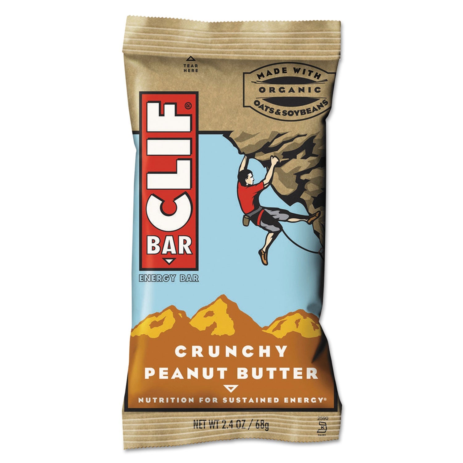 Energy Bar | CLIF® Bar Crunchy Peanut Butter 12/Box