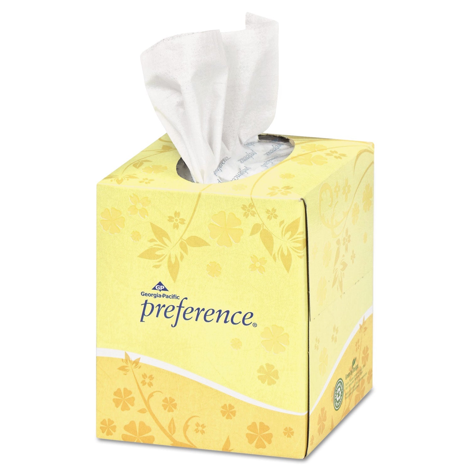 Georgia Pacific® Professional Pacific Blue Select Cube Box Facial Tissue, 2-Ply, White, 100 Sheets/box, 36 Boxes/carton