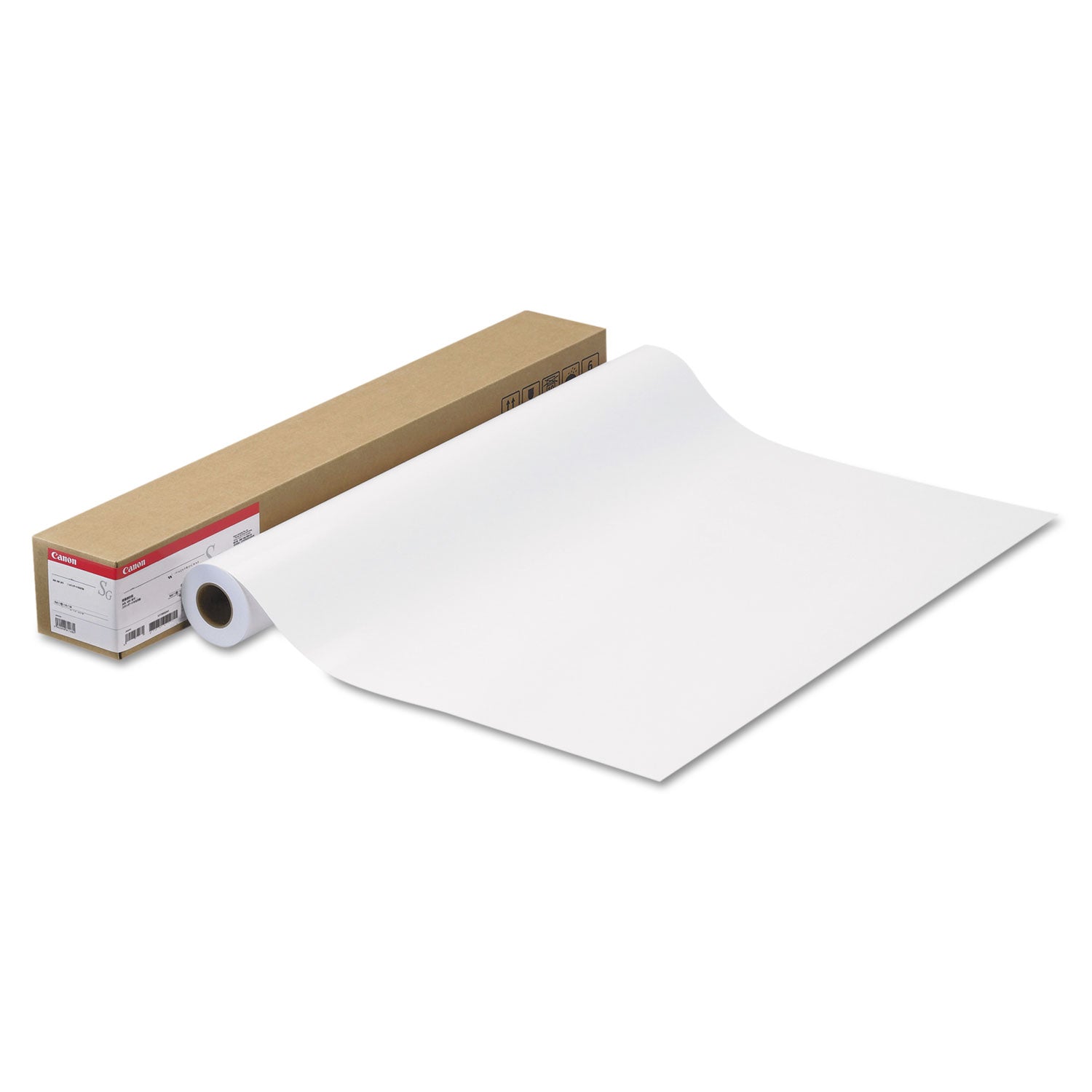 Canon® Satin Photographic Paper, 2" Core, 36" X 100 Ft, Satin White