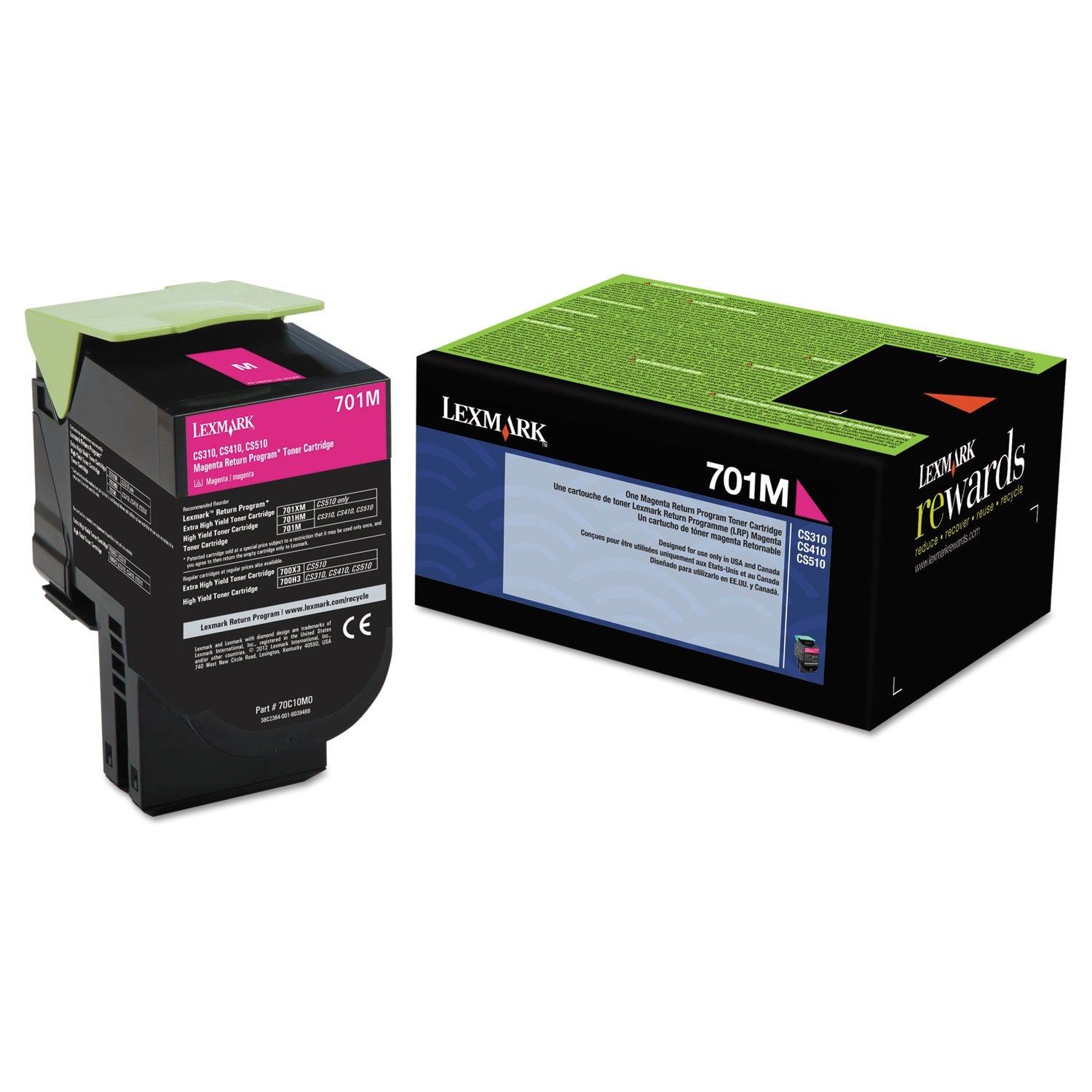 Lexmark 70c10m0 Toner | Return Program, Magenta