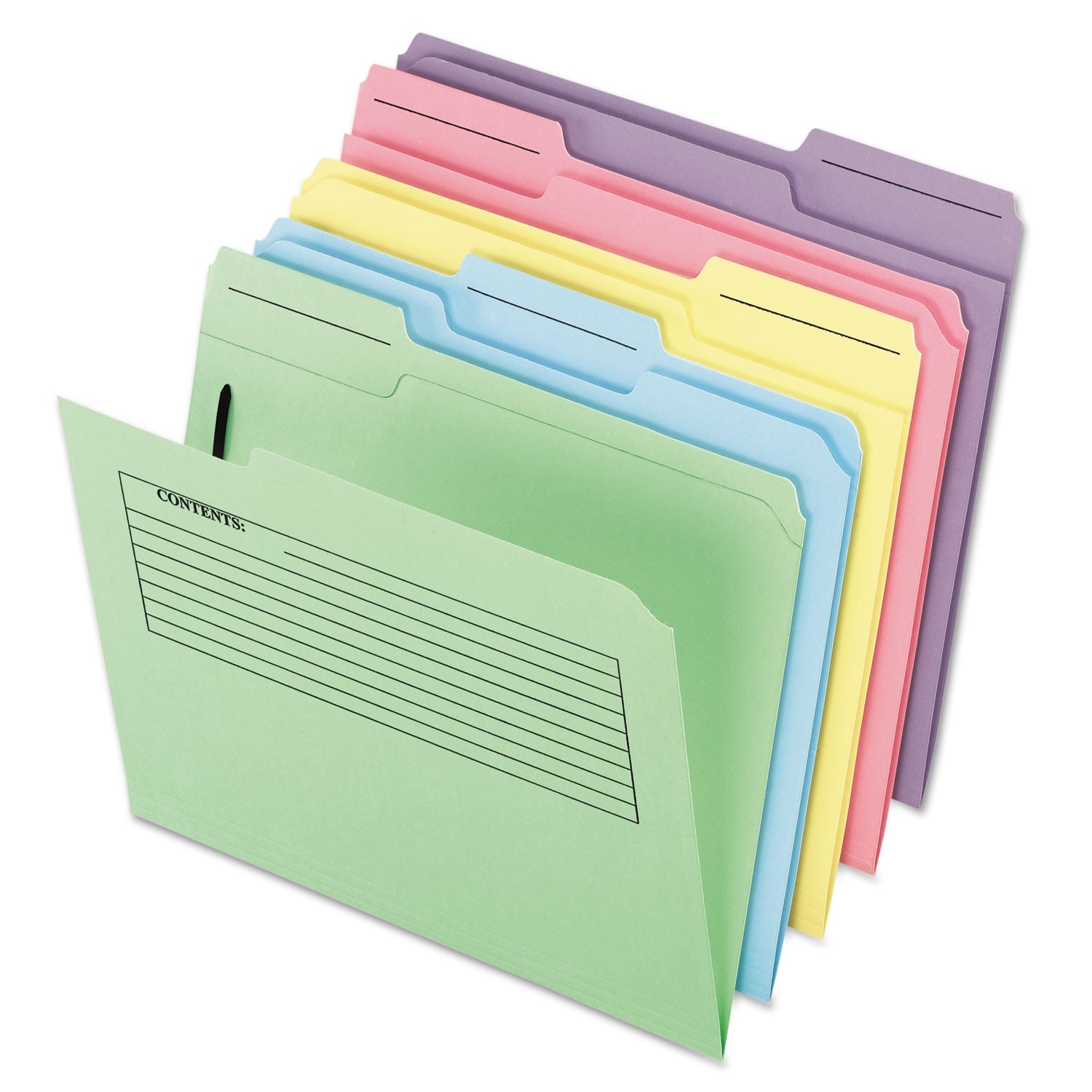 Printed Notes Fastener Folder | 30/Pack