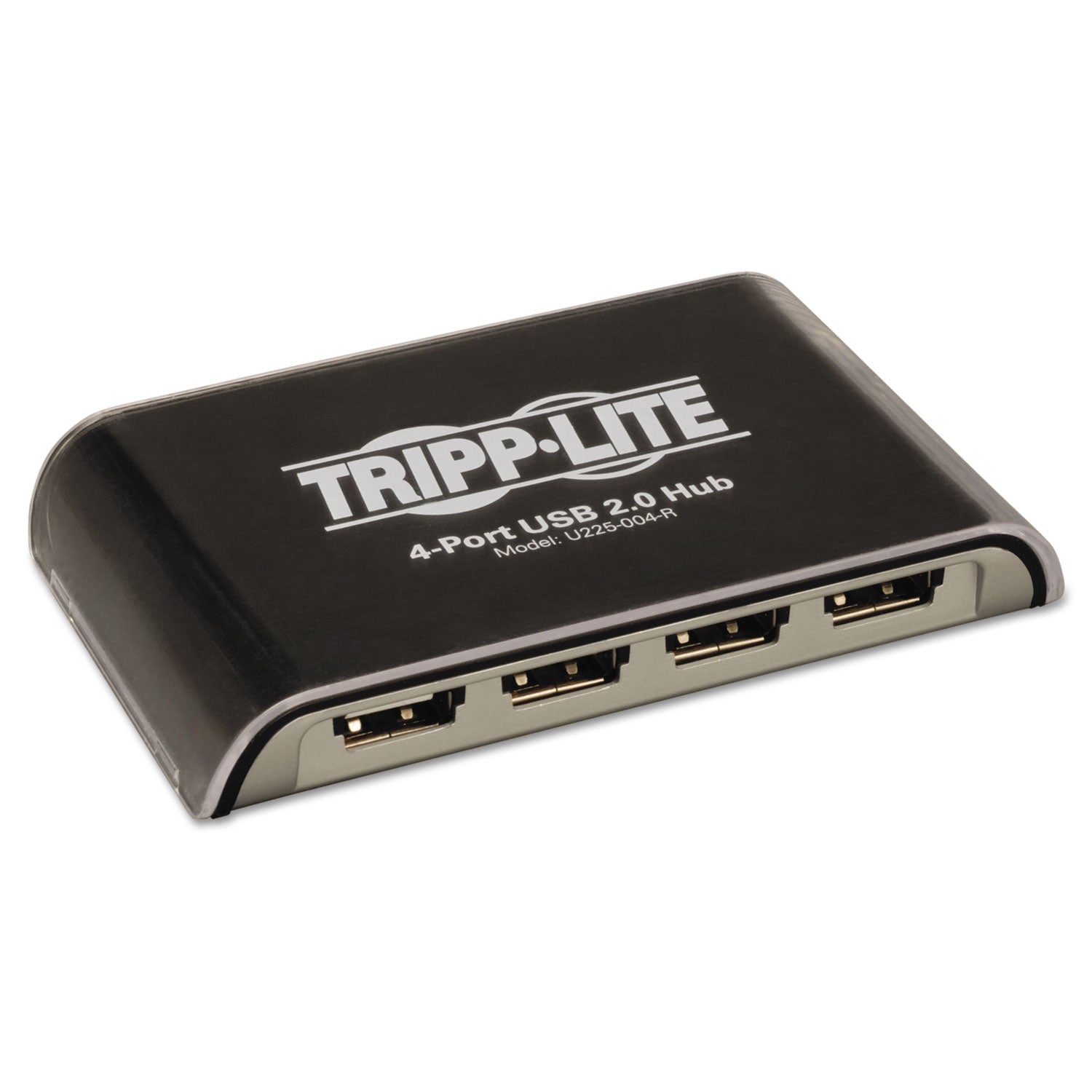 Tripp Lite by Eaton Usb 2.0 Hub, 4 Ports, Black/silver