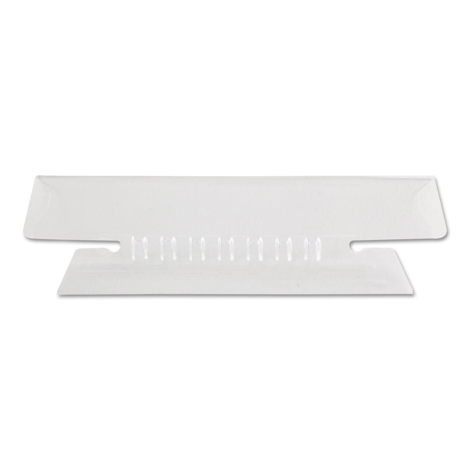 Pendaflex® Transparent Colored Tabs For Hanging File Folders, 1/3-Cut, Clear, 3.5" Wide, 25/Pack