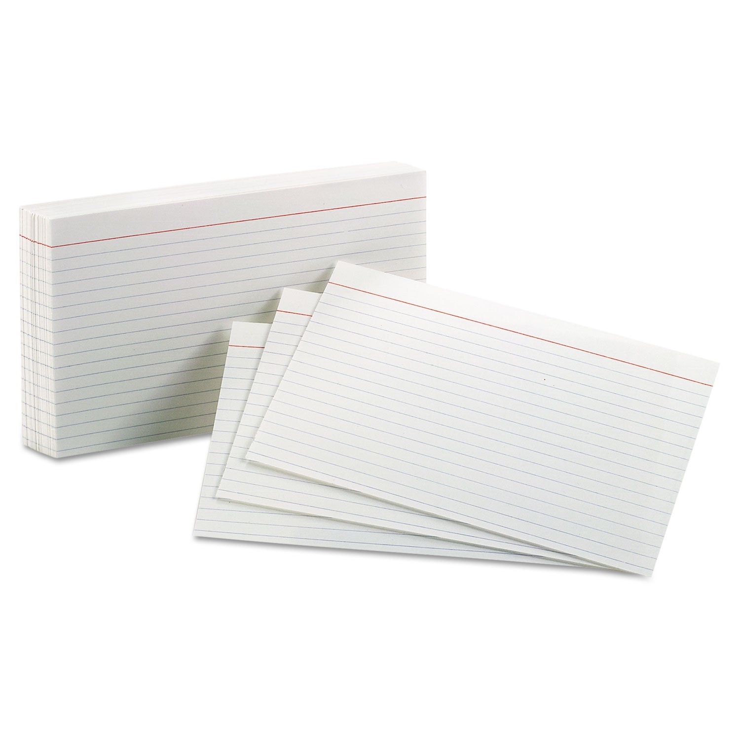 Oxford™ Ruled Index Cards, 5 X 8, White, 100/pack