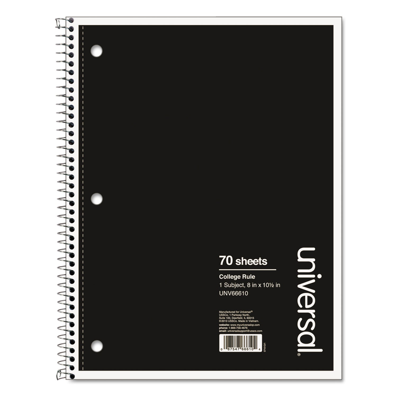 Wirebound Notebook | 1-Subject | College Rule