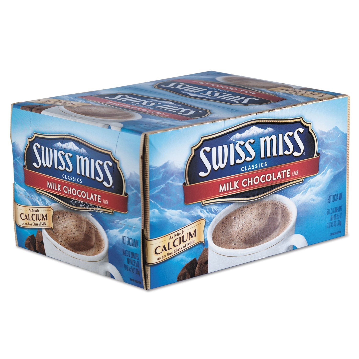 Swiss Miss® Hot Cocoa Mix, Regular, 0.73 oz. Packets,  50 Packets/Box
