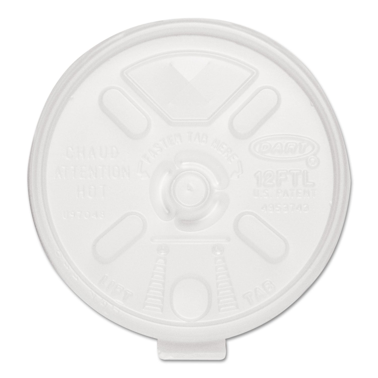 Lift n' Lock Plastic Hot Cup Lids | 1000/CTN