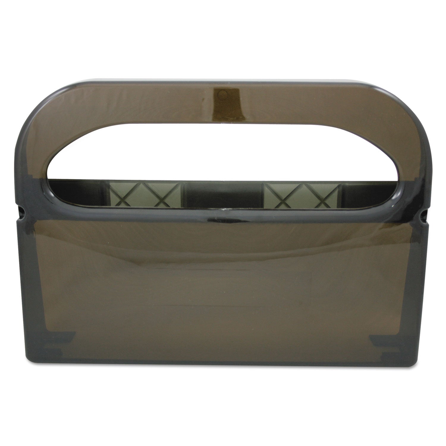 HOSPECO® Health Gards Toilet Seat Cover Dispenser, Half-Fold, 16 X 3.25 X 11.5, Smoke