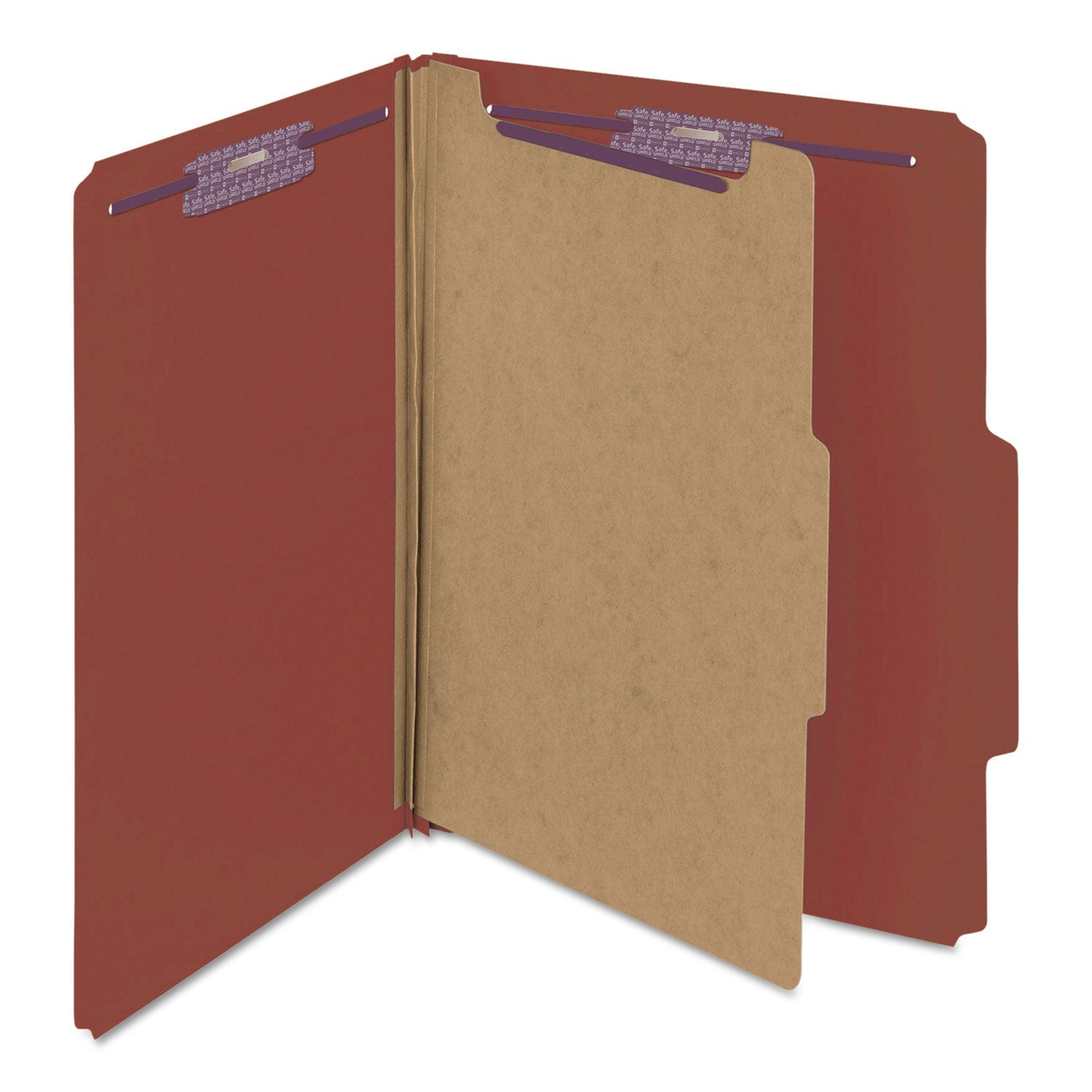 Pressboard Classification Folders | Red, 10/Box