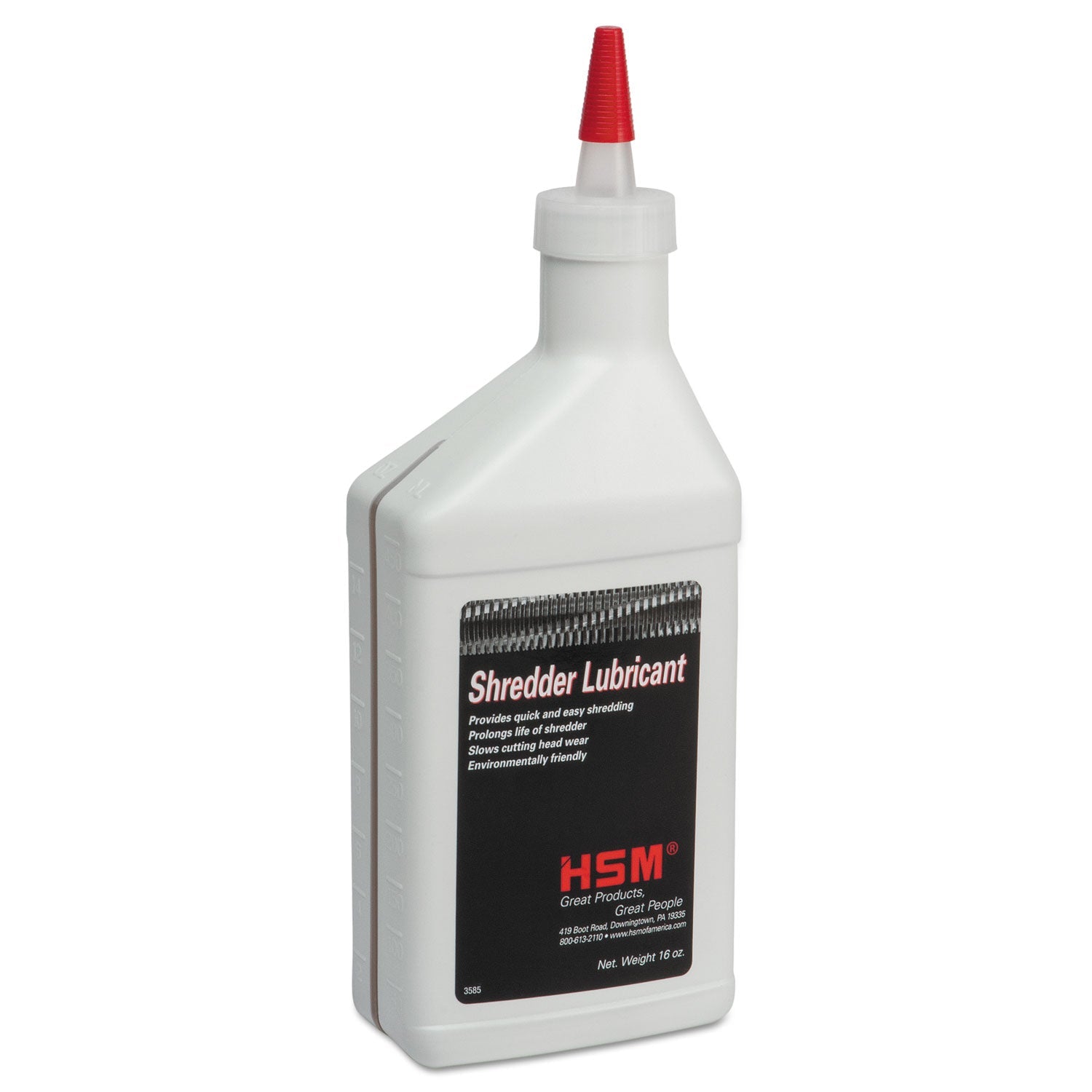 HSM of America Shredder Oil, 16 oz Bottle