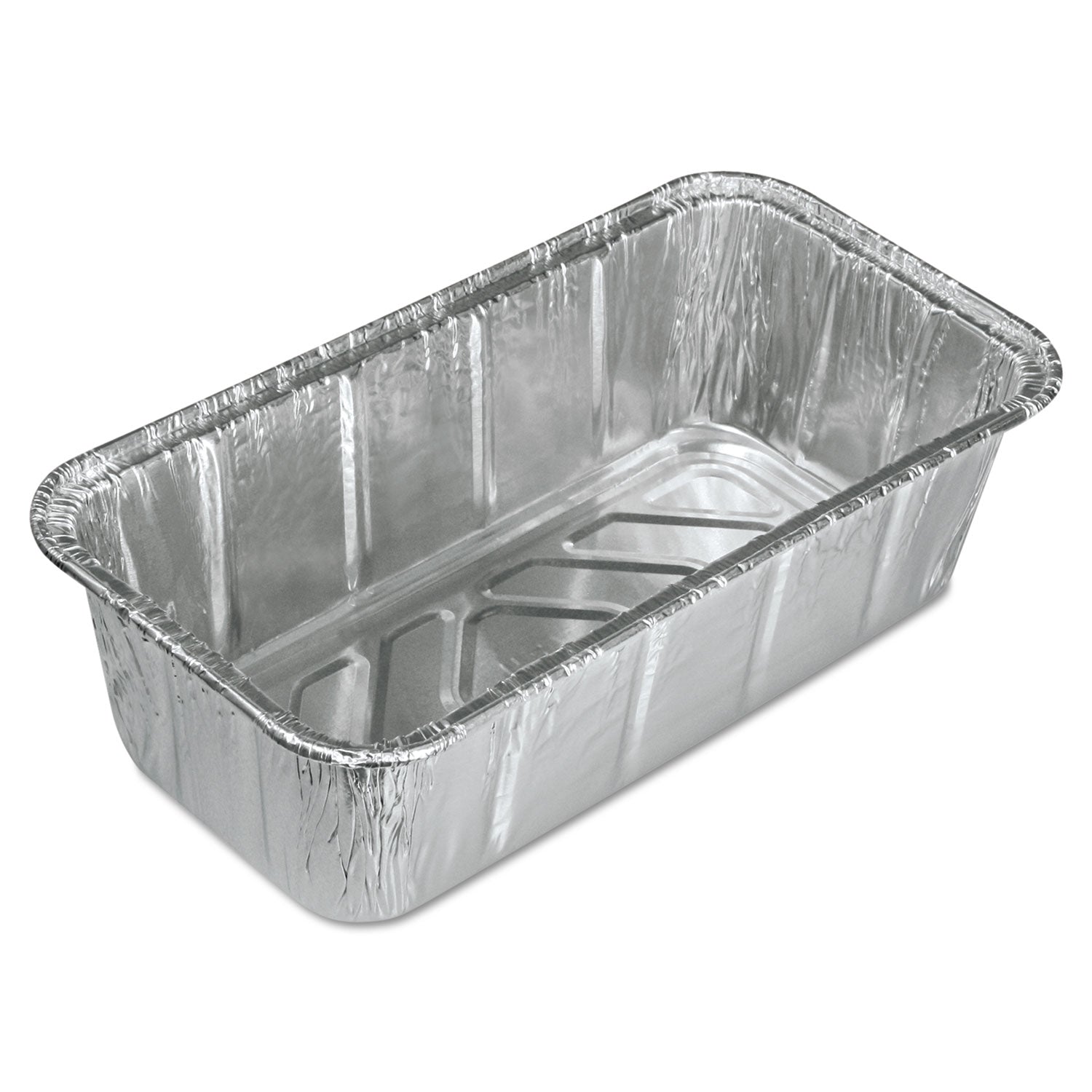 HFA® Aluminum Baking Pan, #2 Loaf, 2 lb Capacity, 8 x 3.88 x 2.59, 200/Carton - Bloom Skins