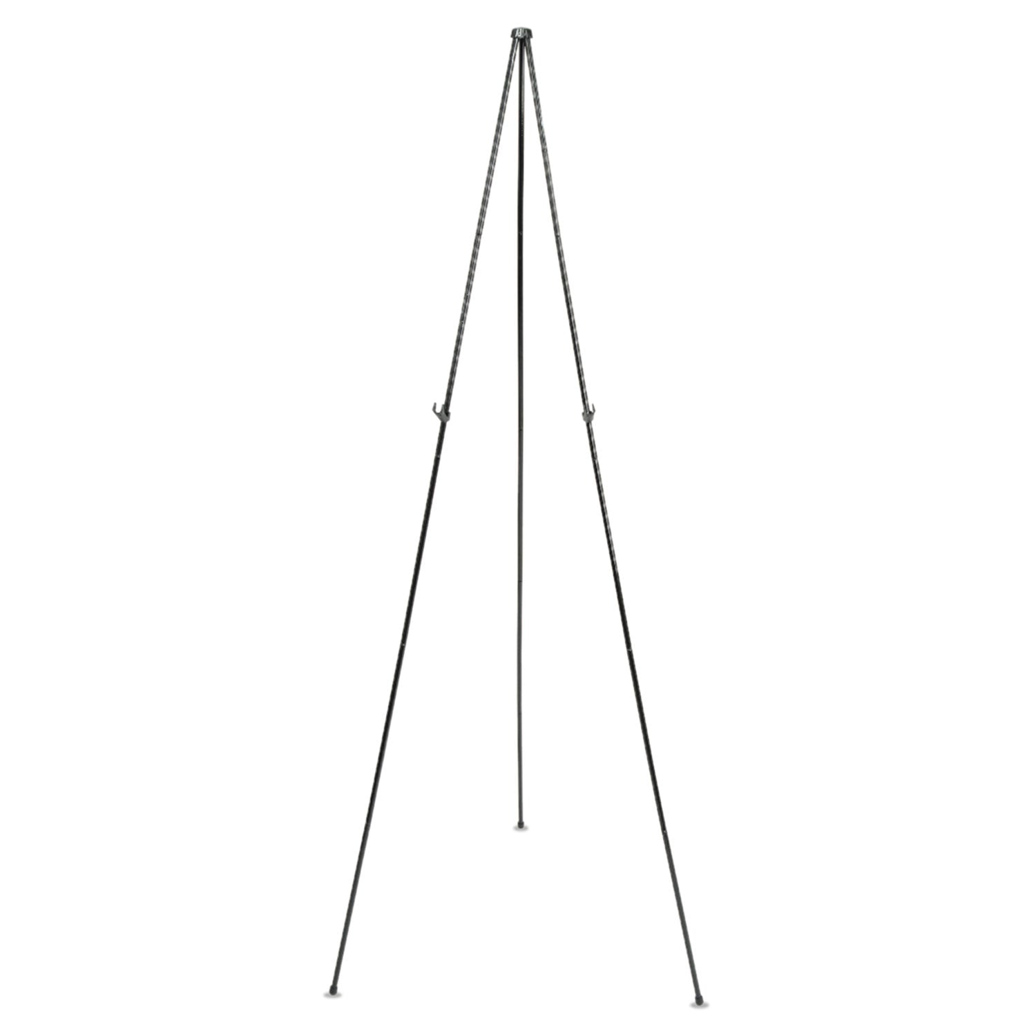 Quartet® Full Size Instant Easel, 62.38" Maximum Height, Steel, Black