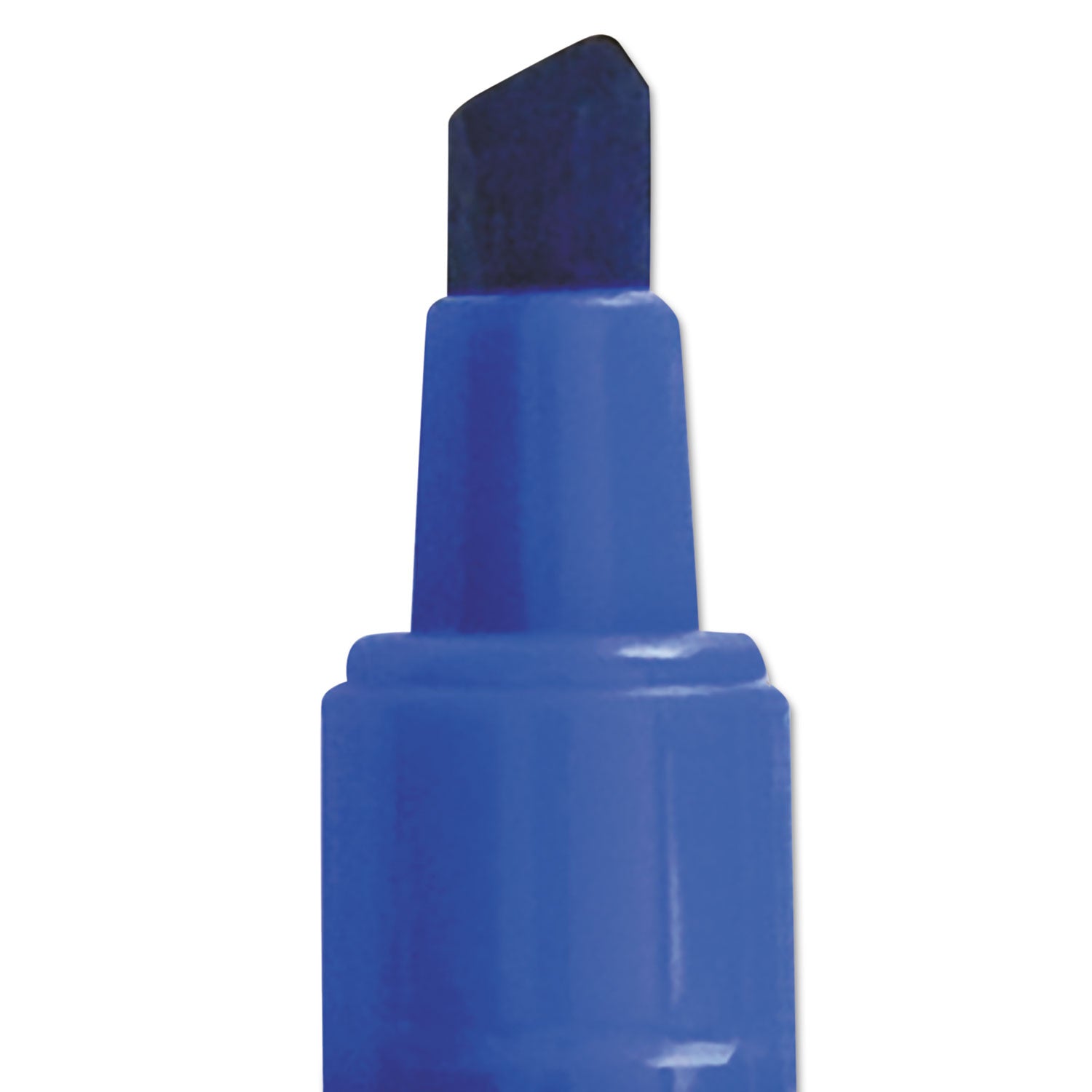Quartet® Enduraglide Dry Erase Marker, Broad Chisel Tip, Blue, Dozen