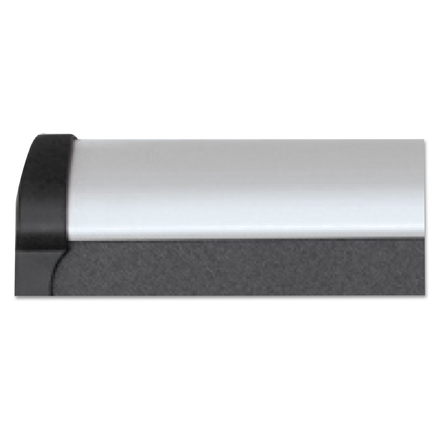 Quartet® Prestige Plus Magnetic Fabric Bulletin Boards, 36" x 24", Gray Surface, Satin Aluminum Frame