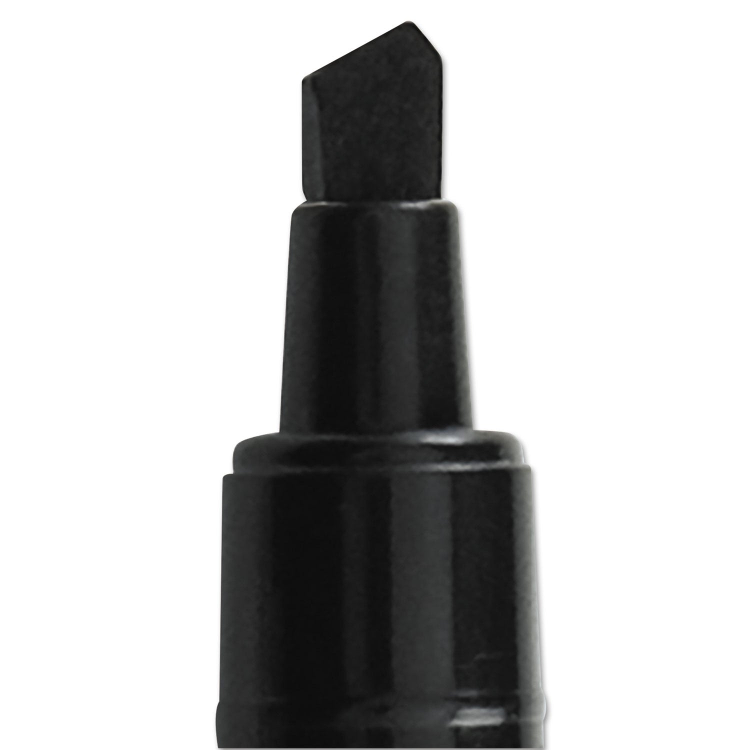 Quartet® Enduraglide Dry Erase Marker, Broad Chisel Tip, Black, Dozen