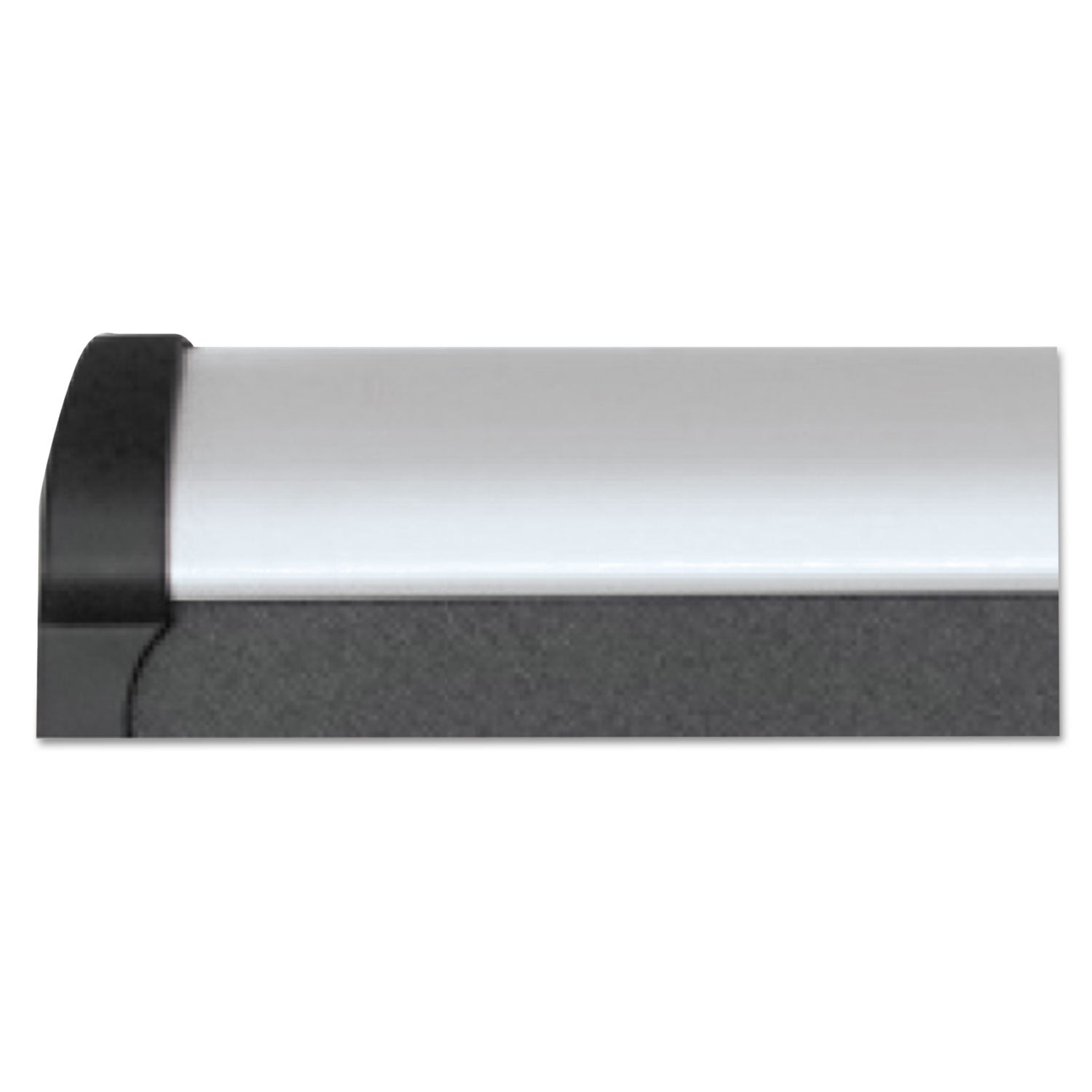 Quartet® Prestige Plus Magnetic Fabric Bulletin Boards, 72" x 48", Gray Surface, Satin Aluminum Frame