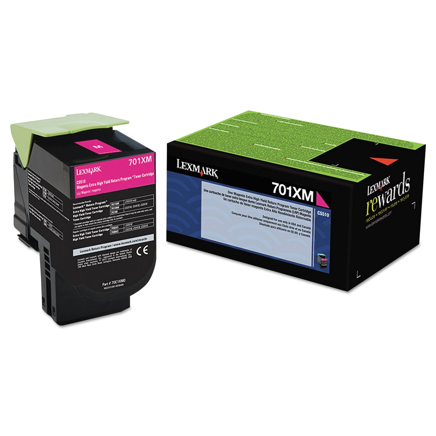 Lexmark 70c1xm0 Toner | Extra High-Yield Magenta