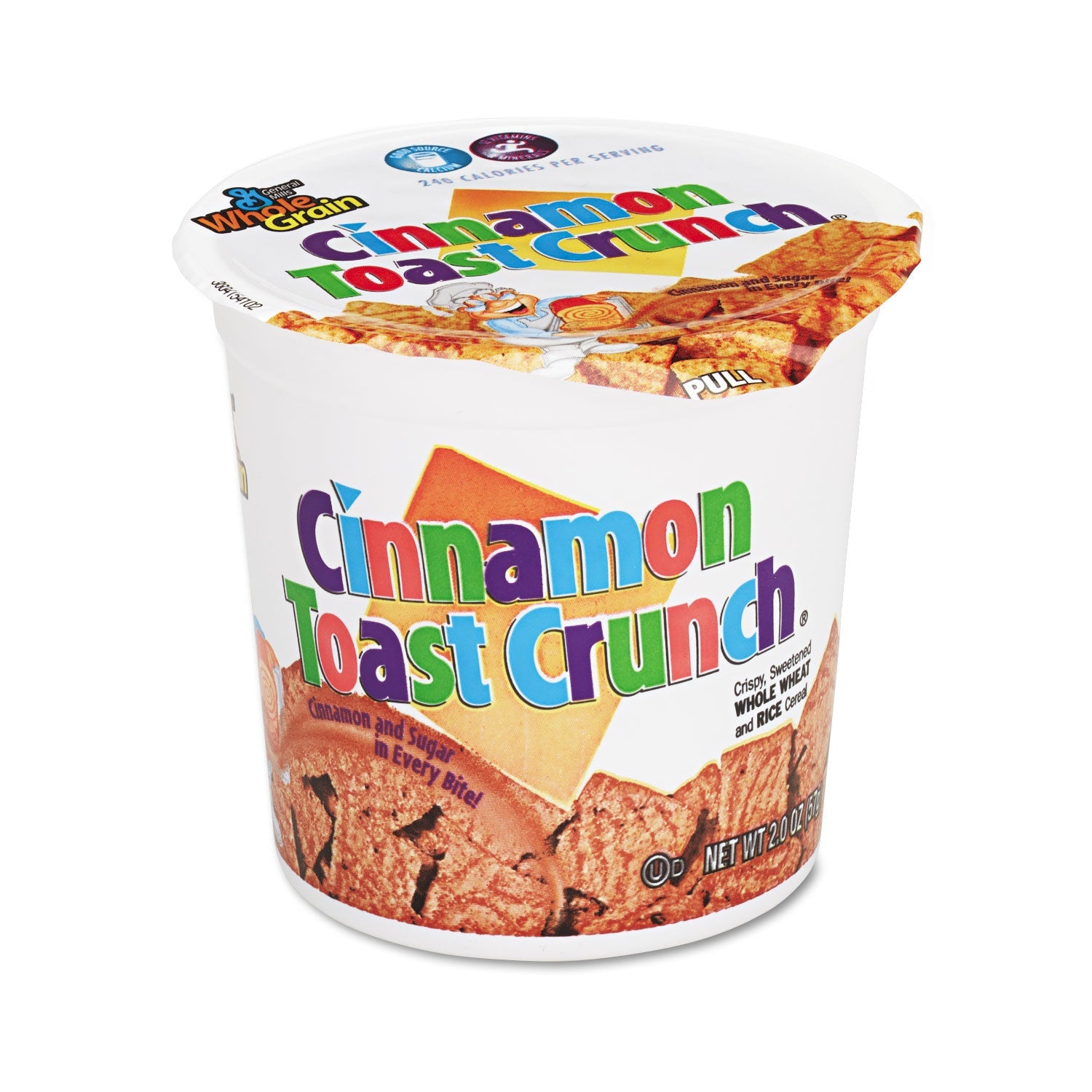 General Mills Cinnamon Toast Crunch Cereal, Single-Serve 2 Oz Cup, 6/pack