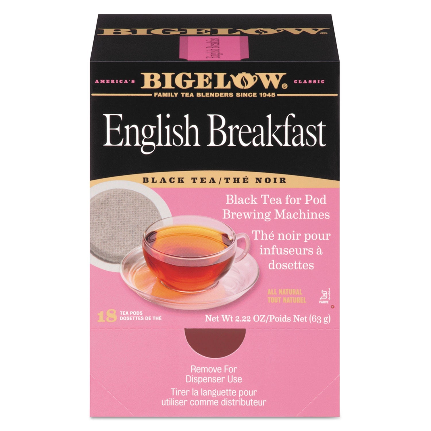Bigelow English Breakfast Tea Pods | 18/Box