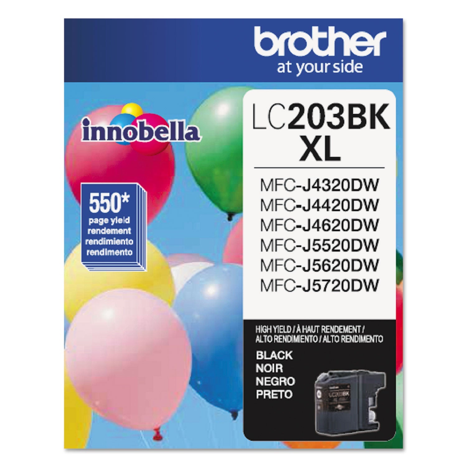 Brother Lc203bk High-Yield Ink | Black