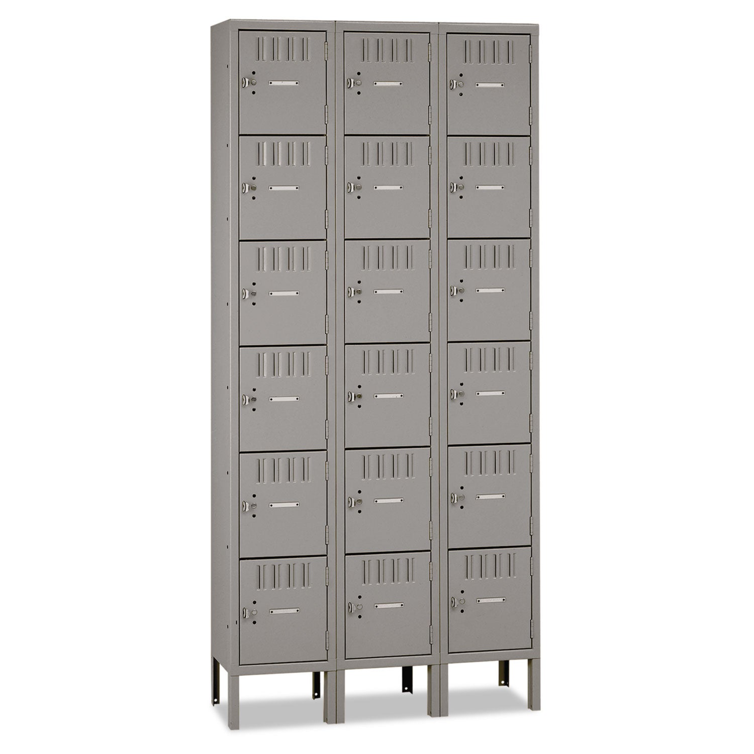 Box Compartments with Legs | Tennsco, Gray