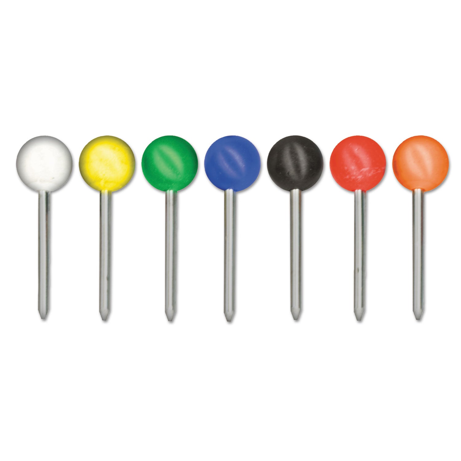 Advantus Map Tacks | Assorted Colors | 100-Box